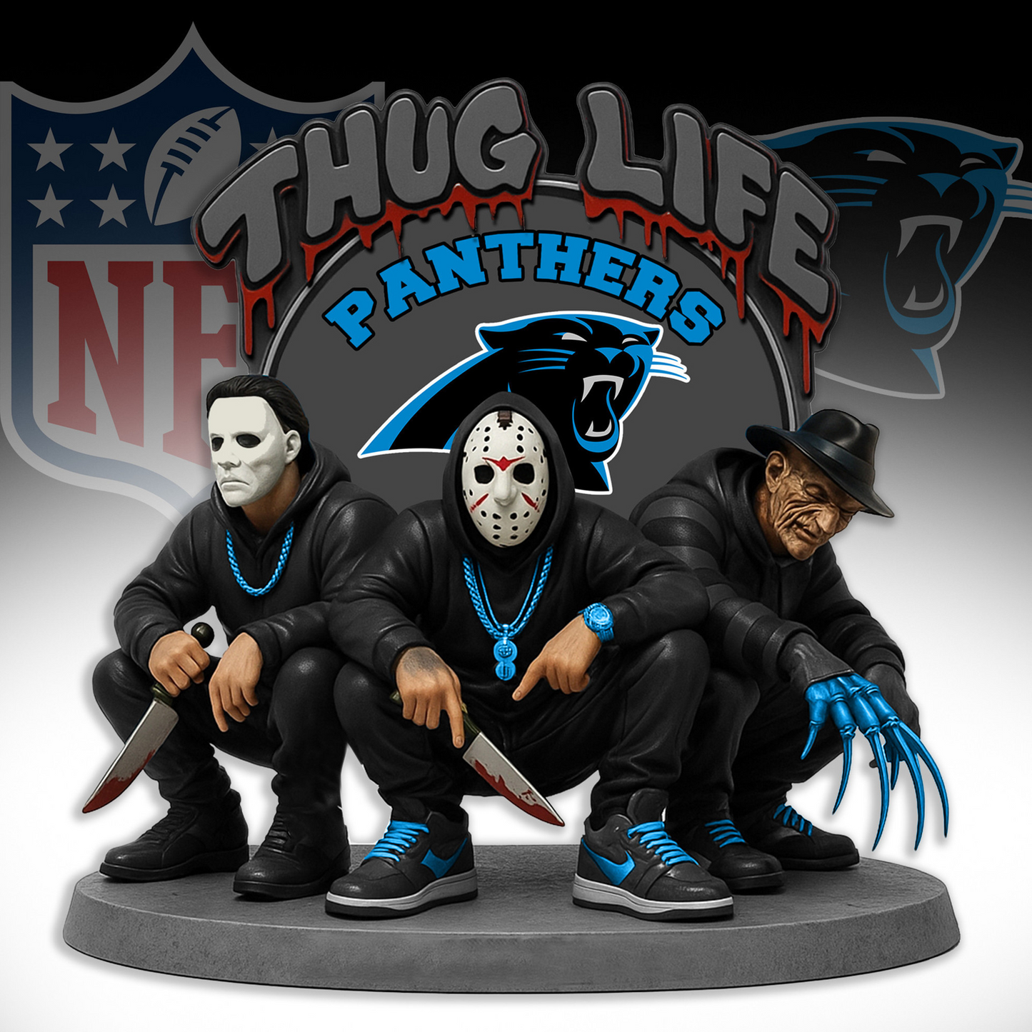CAR x NFL Thug Life Acrylic Plaque