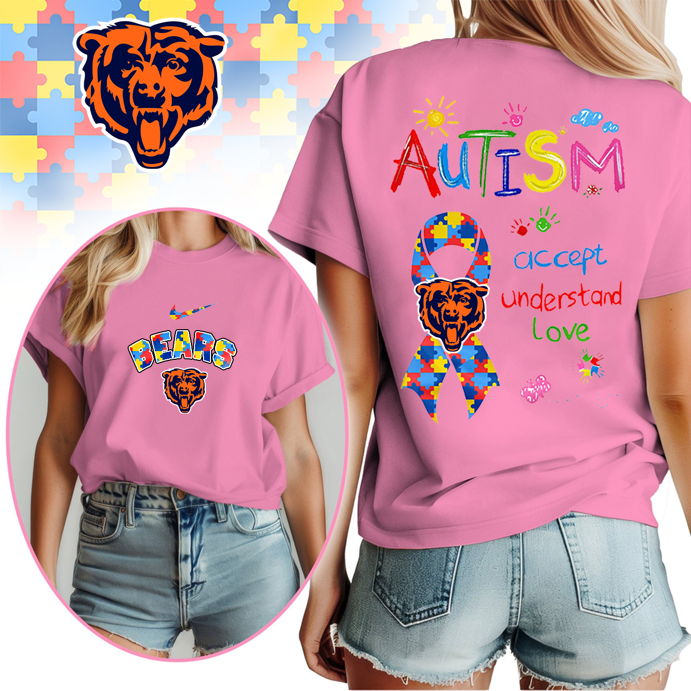 CHI Premium Autism Awareness 3D Shirt DDT TTV
