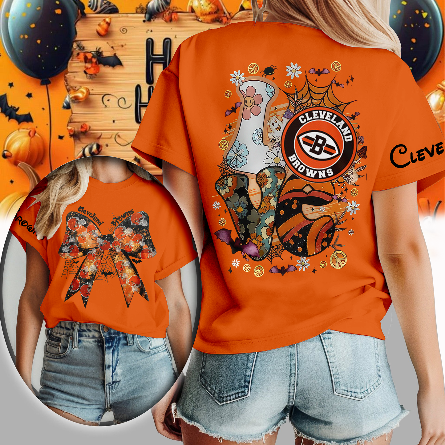 CLE Premium 3D Halloween Shirt DDT CTND
