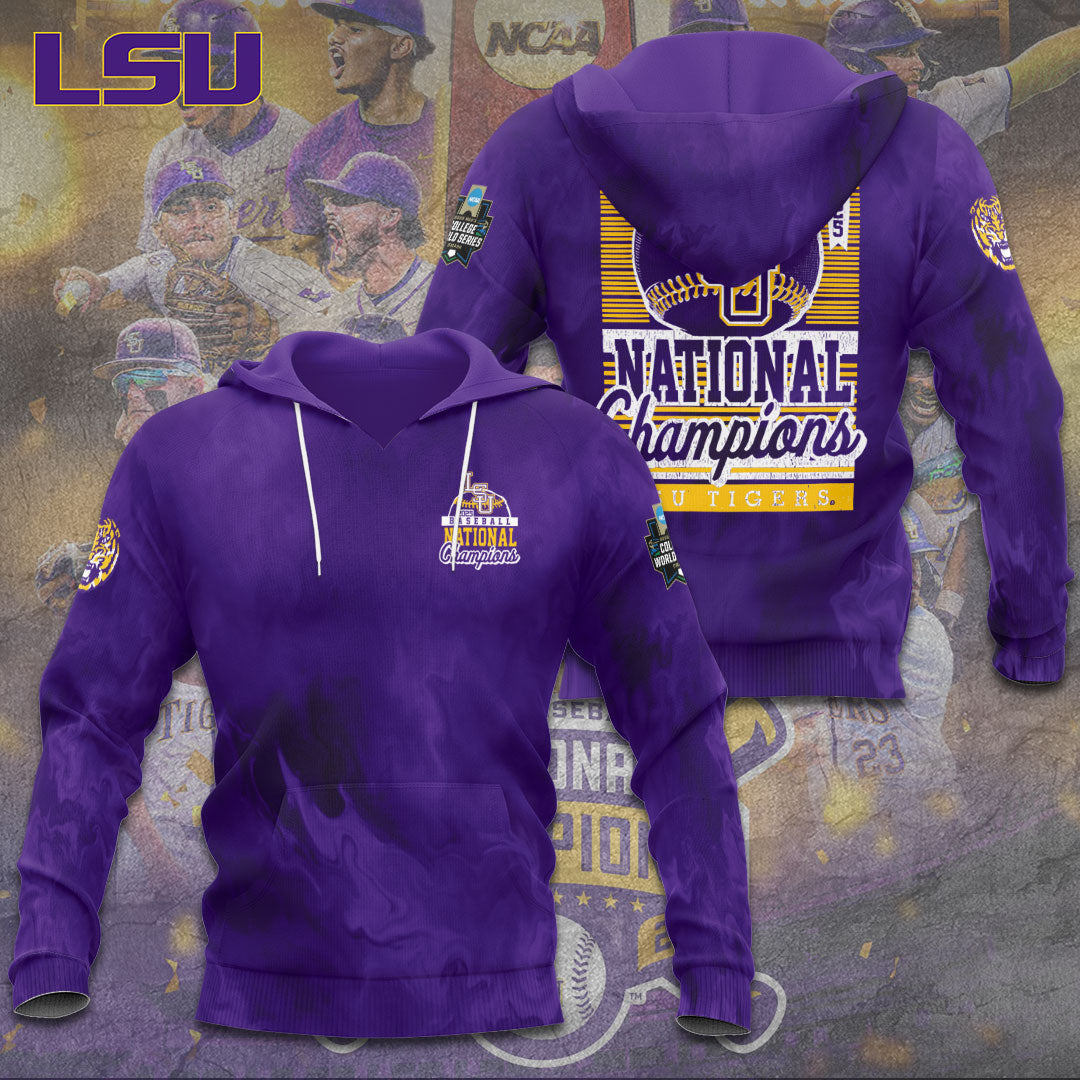 LSU Wins 2025 DI Baseball National Championship V79 Shirt DDT CTND