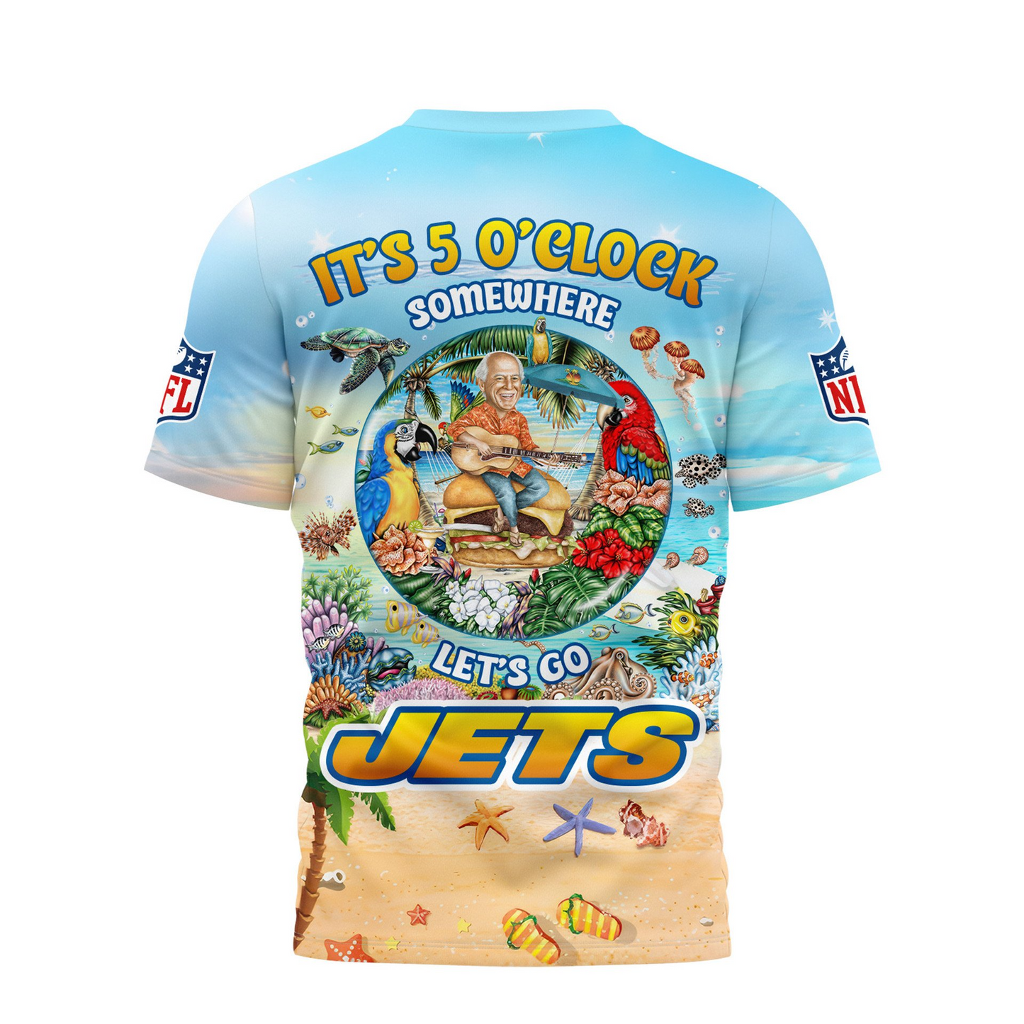 NYJ Premium Jimmy Buffett Style Shirt DDT CTND
