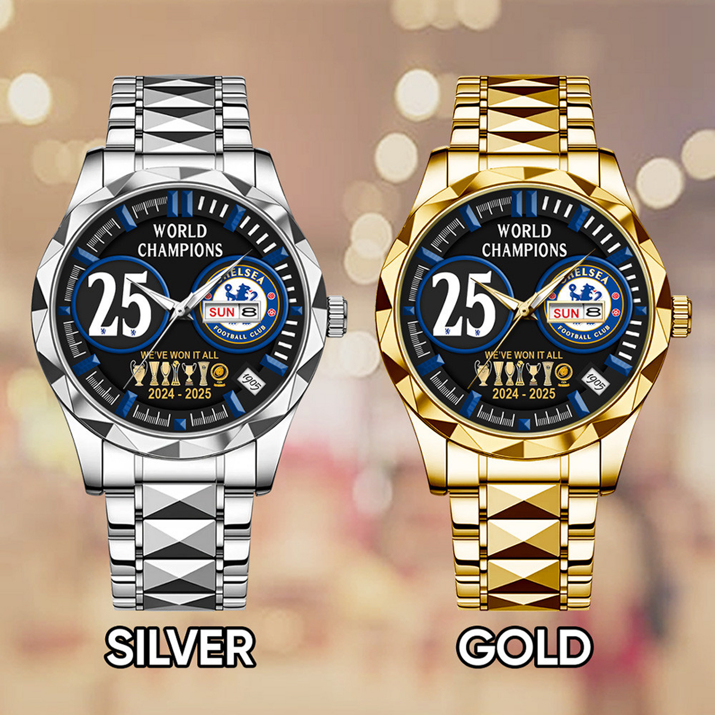 CHE F.C. Champions 2025 Alloy Luxury Quartz Watch V1 DatND DVT