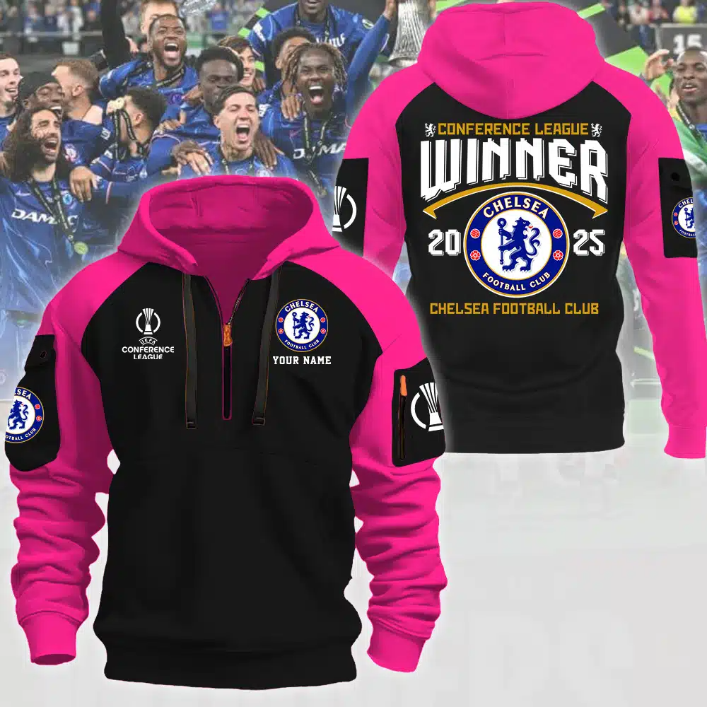 CHE UEFA Conference Champions 2025 V2 Zipper Hoodie DDT 310525 CTND