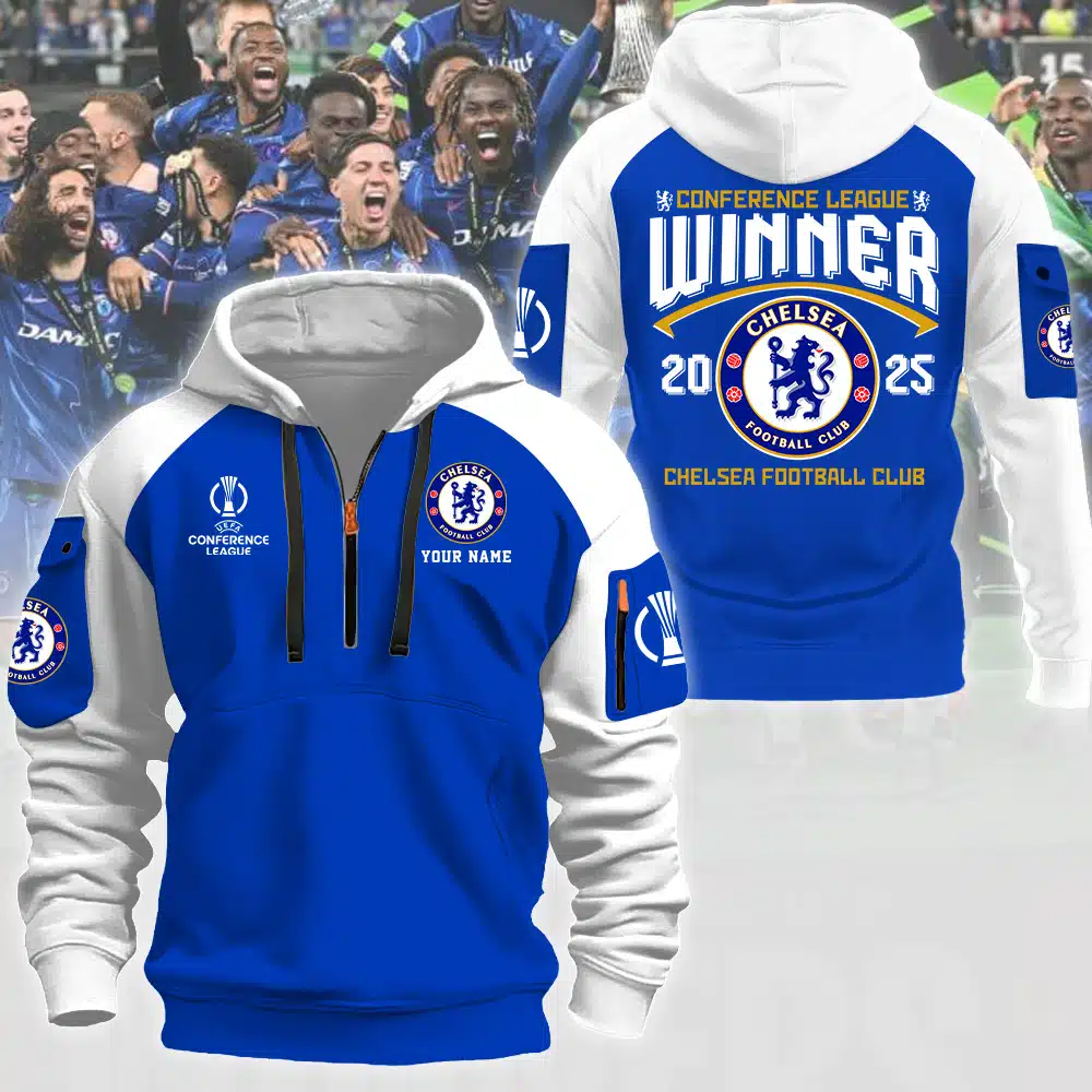 CHE UEFA Conference Champions 2025 V2 Zipper Hoodie DDT 310525 CTND