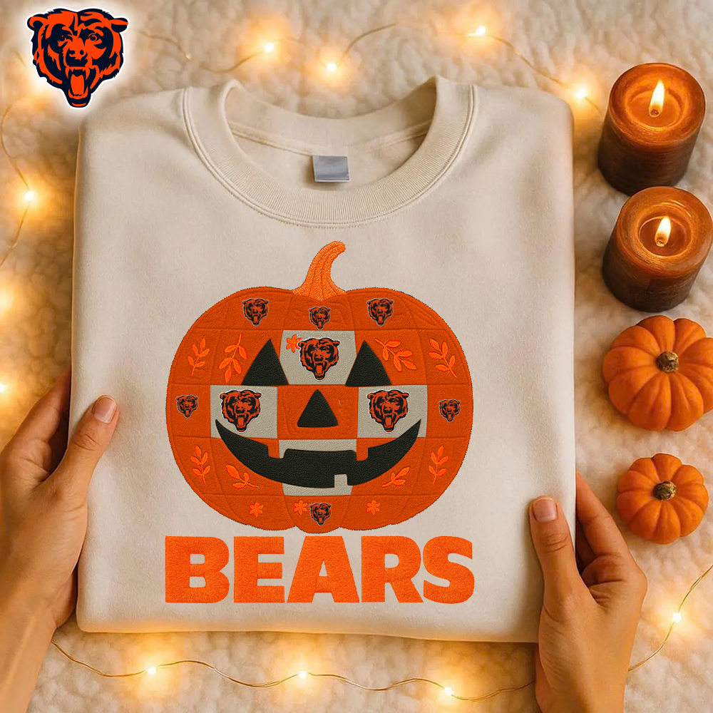 CHI Premium NFL Pumpkin Shirt DDT CTND