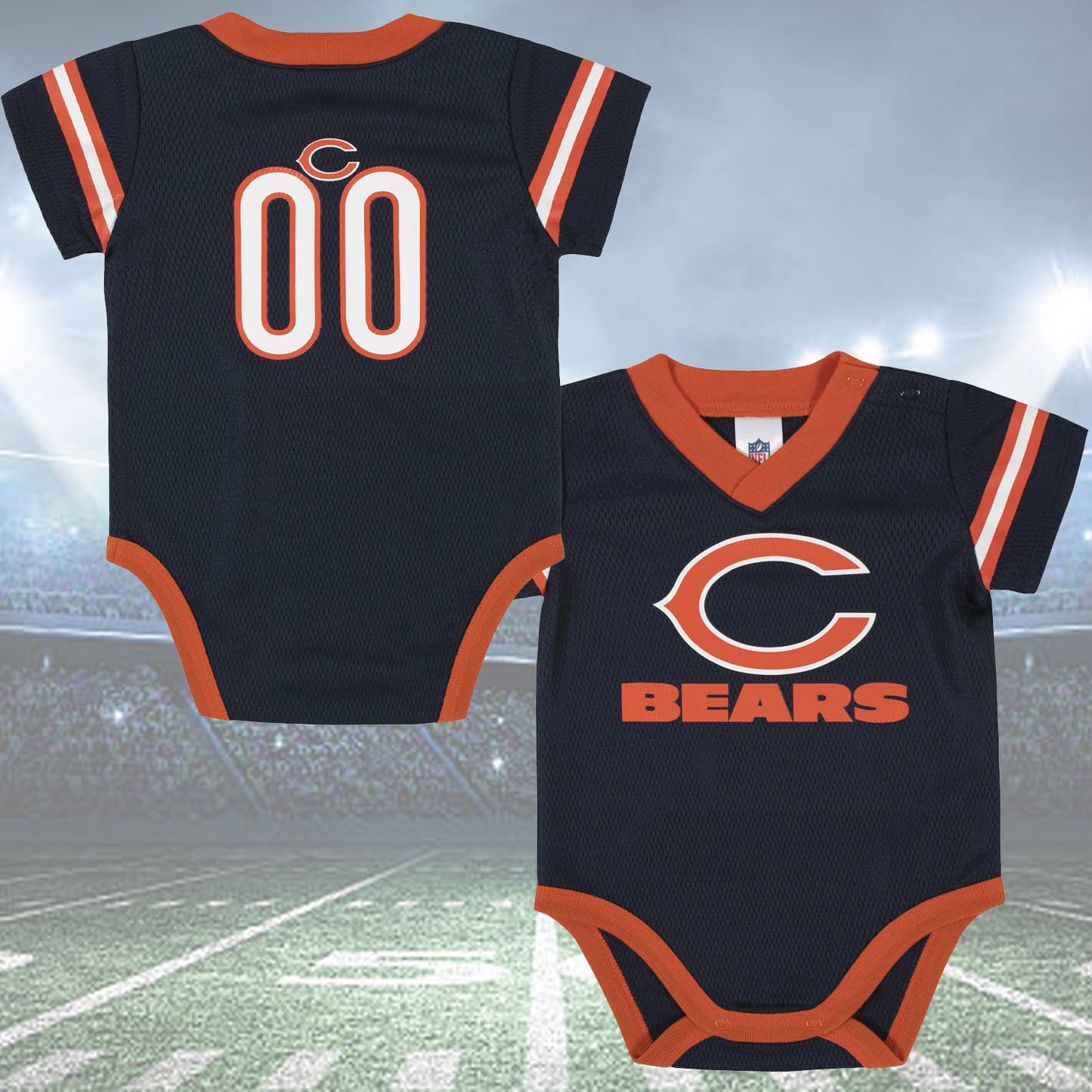 CHI x NFL Baby Bodysuit DATND TANTD