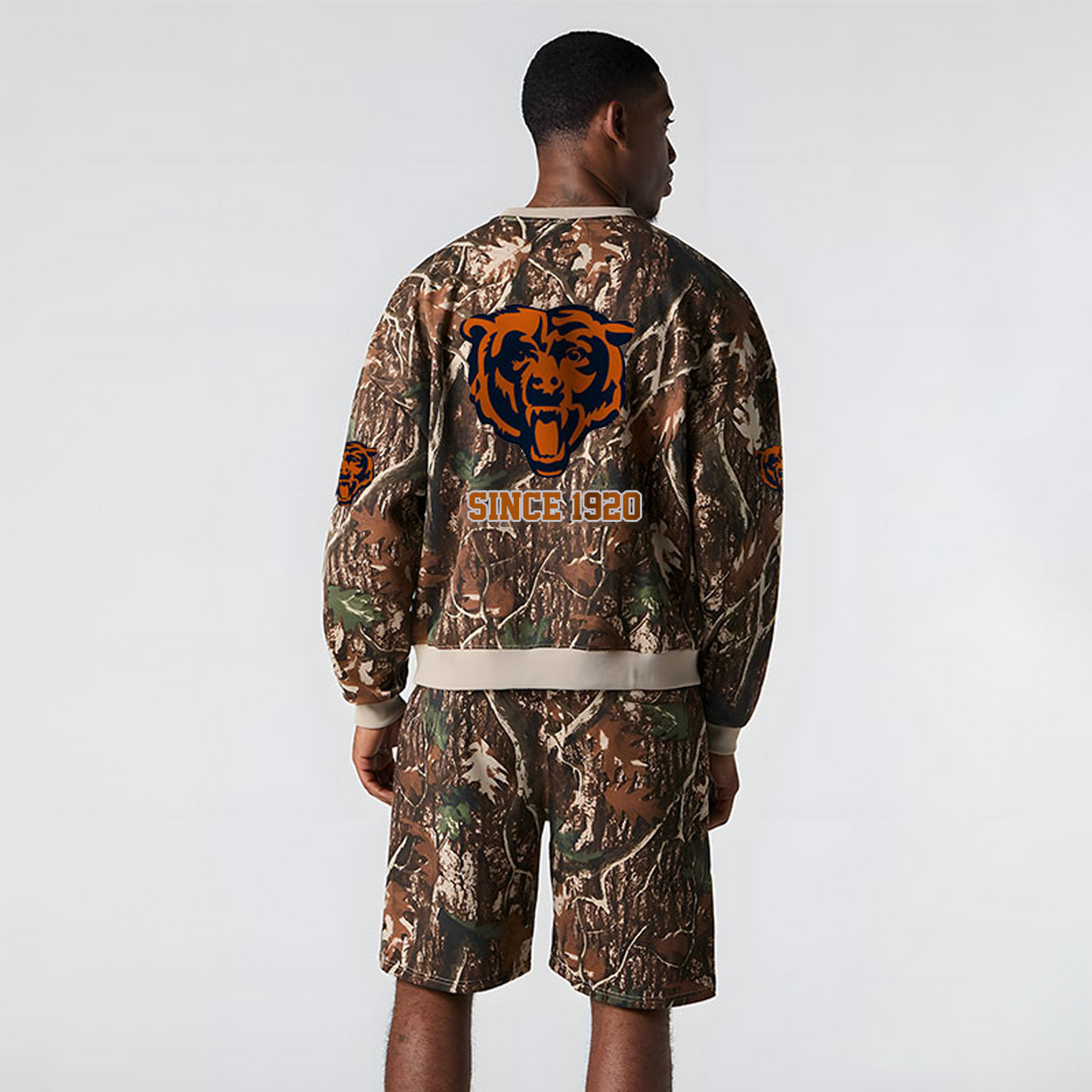 CHI x NFL Football Full Set Long Sweatshirt And Short Pants DATND TANTD
