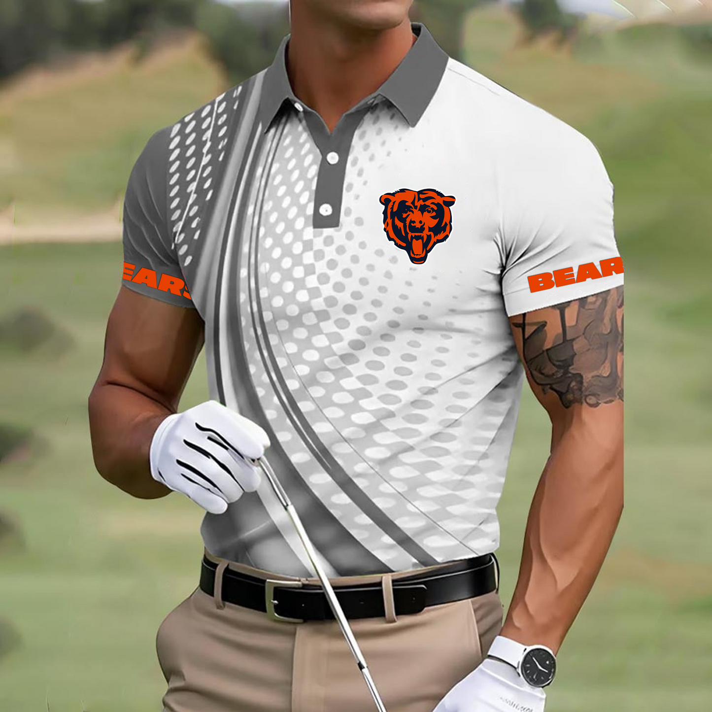 CHI x NFL Polo Shirt DATND TANTD