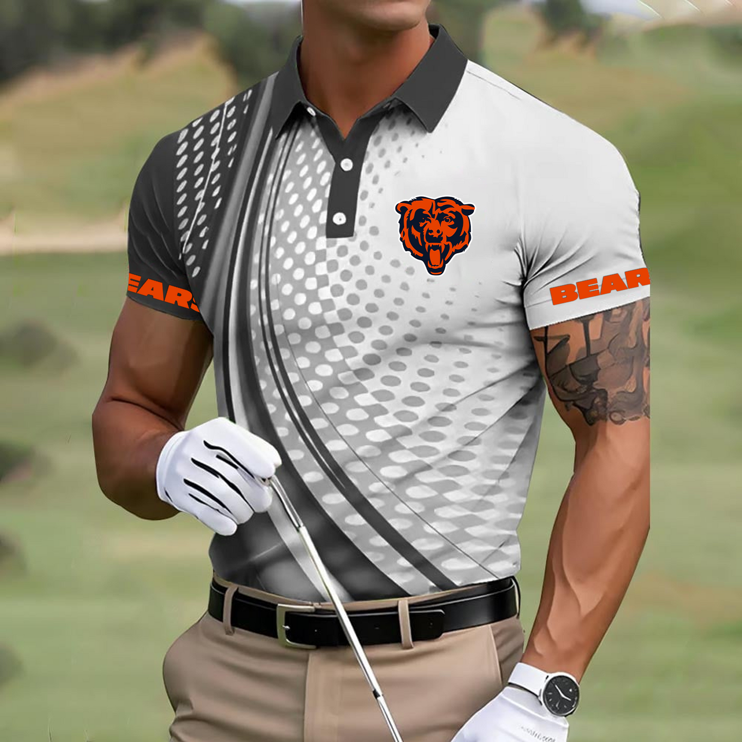 CHI x NFL Polo Shirt DATND TANTD