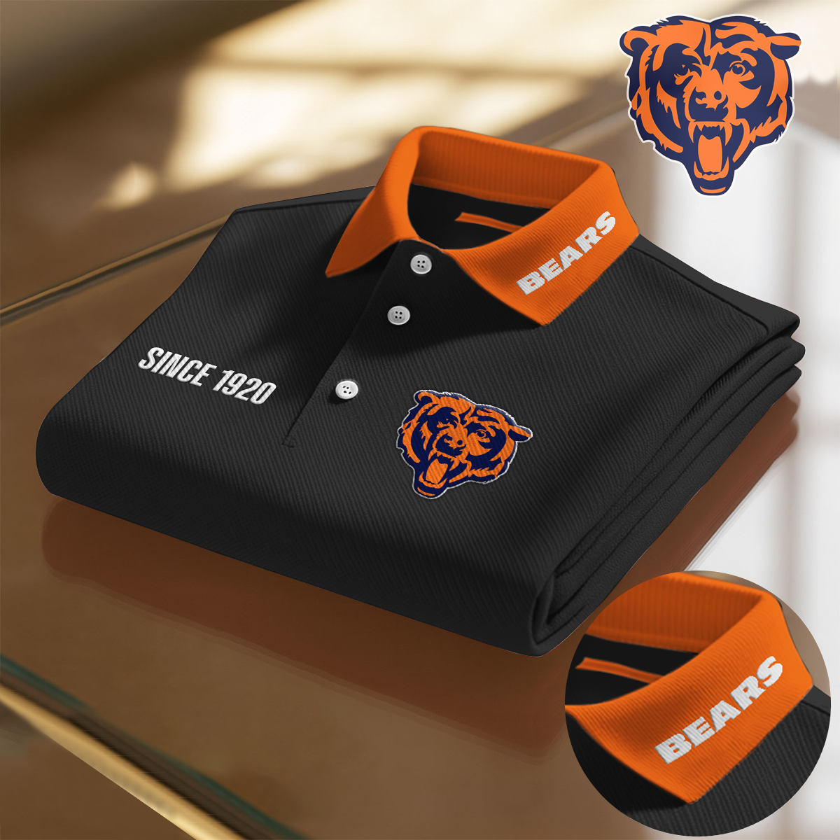 CHI x NFL Premium Polo Shirt DatND DVT