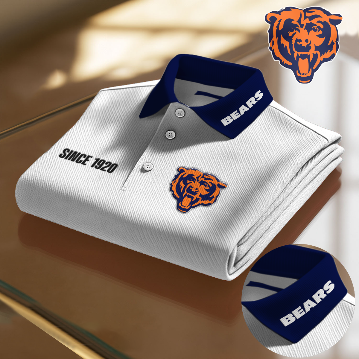 CHI x NFL Premium Polo Shirt DatND DVT