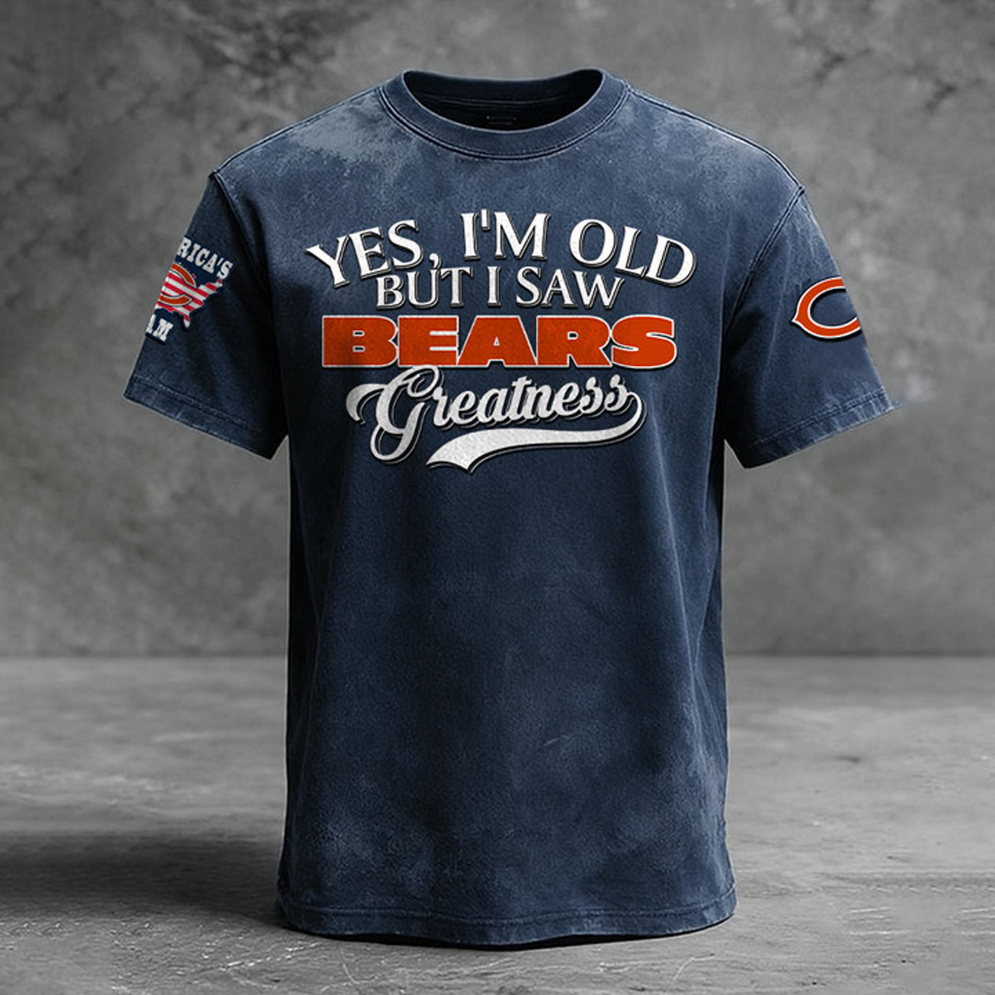 CHI X NFL Retro Style Shirt V1 NAK NHT