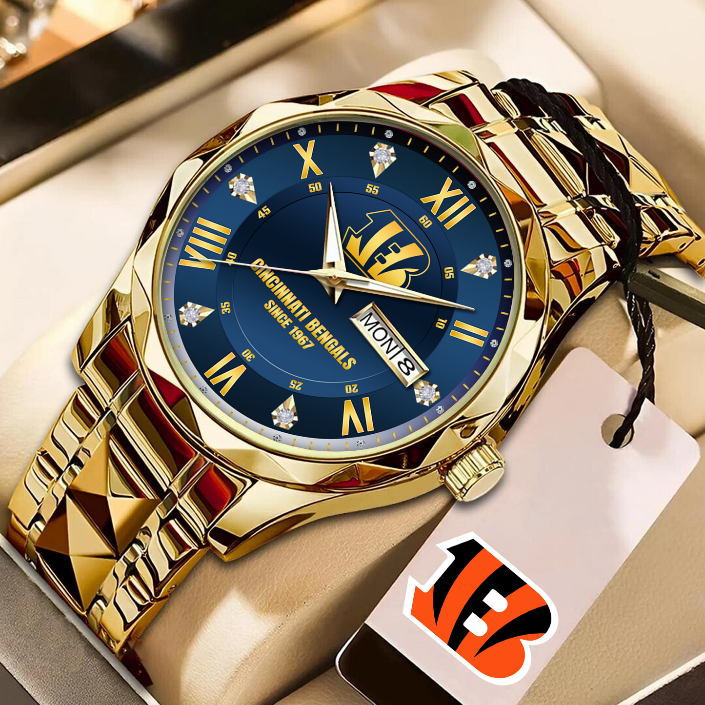 CIN x NFL Alloy Luxury Quartz Watch DATND TANTD