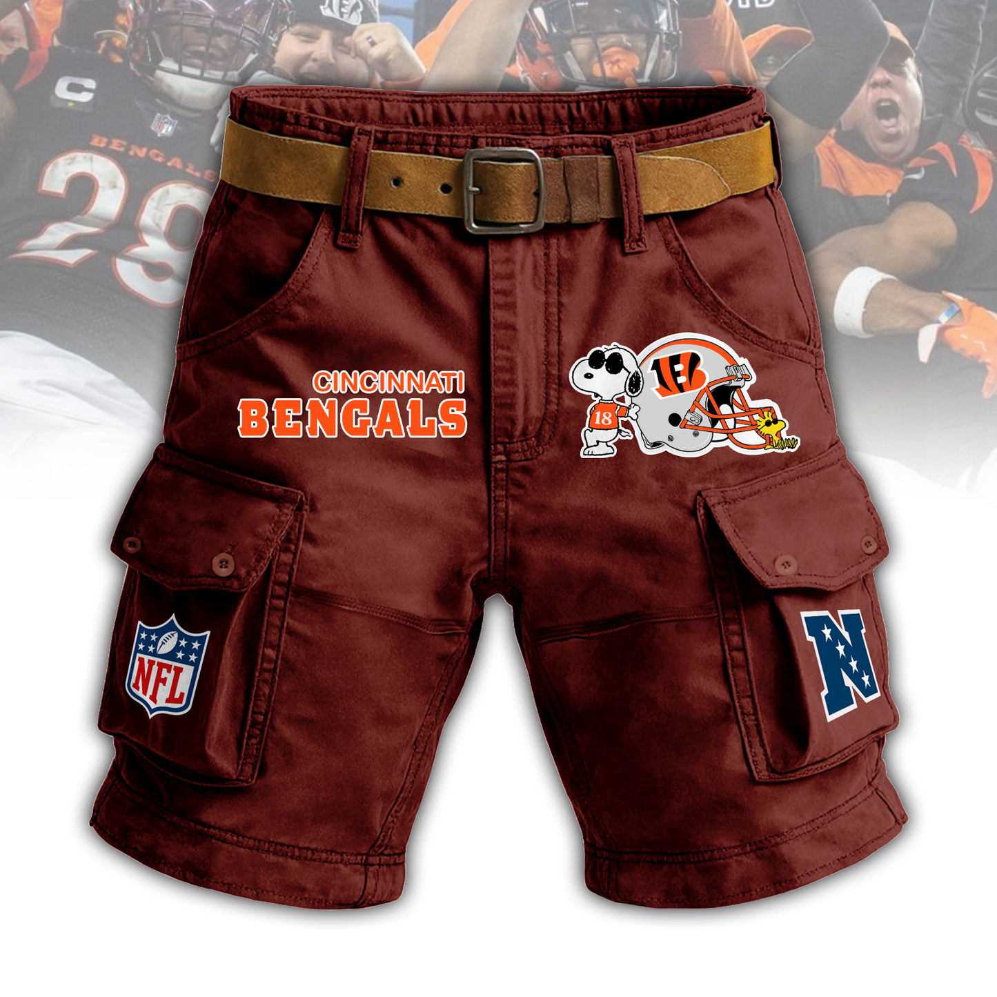 CIN x NFL Man Shorts