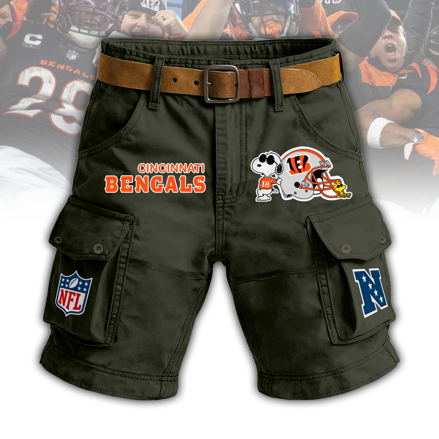 CIN x NFL Man Shorts