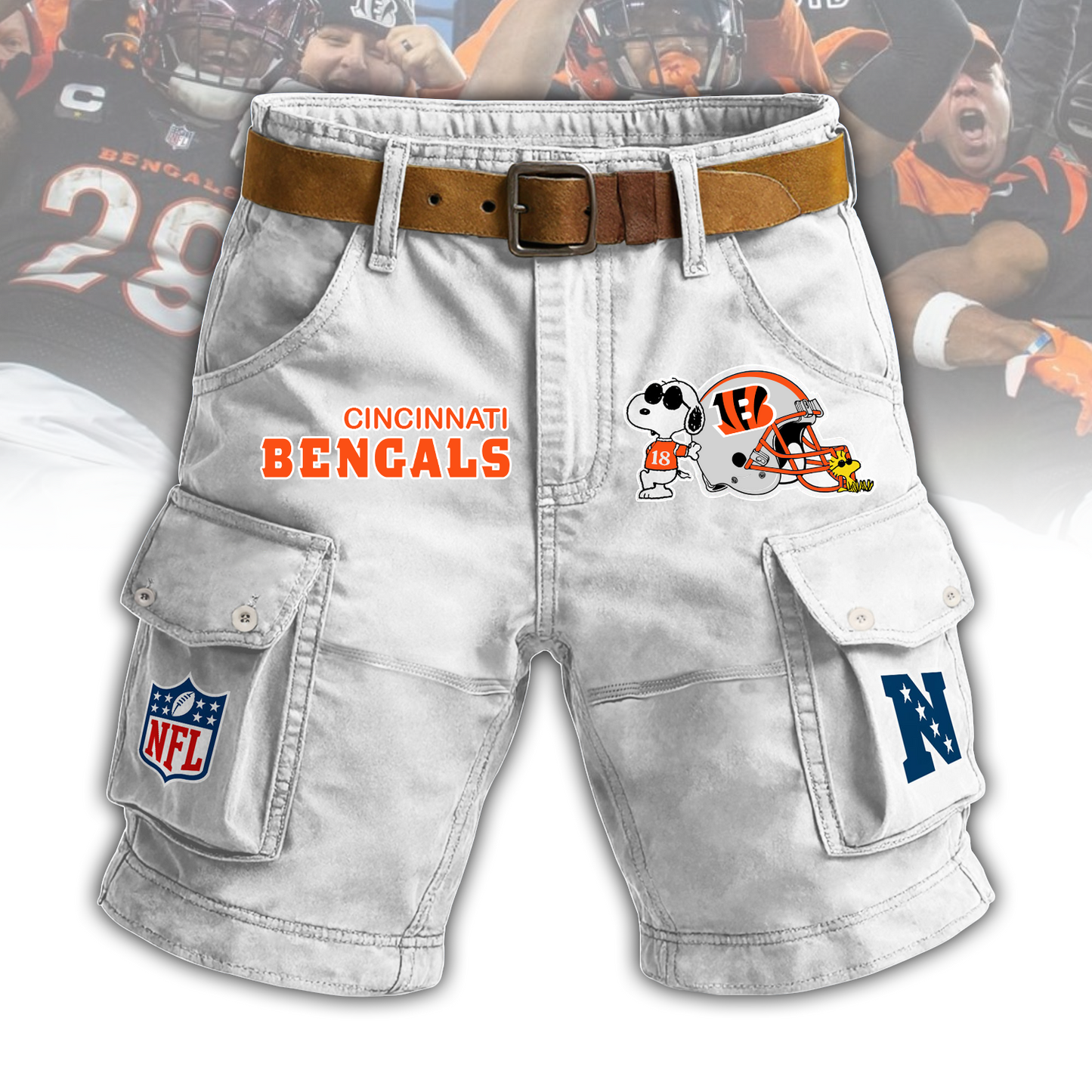 CIN x NFL Man Shorts