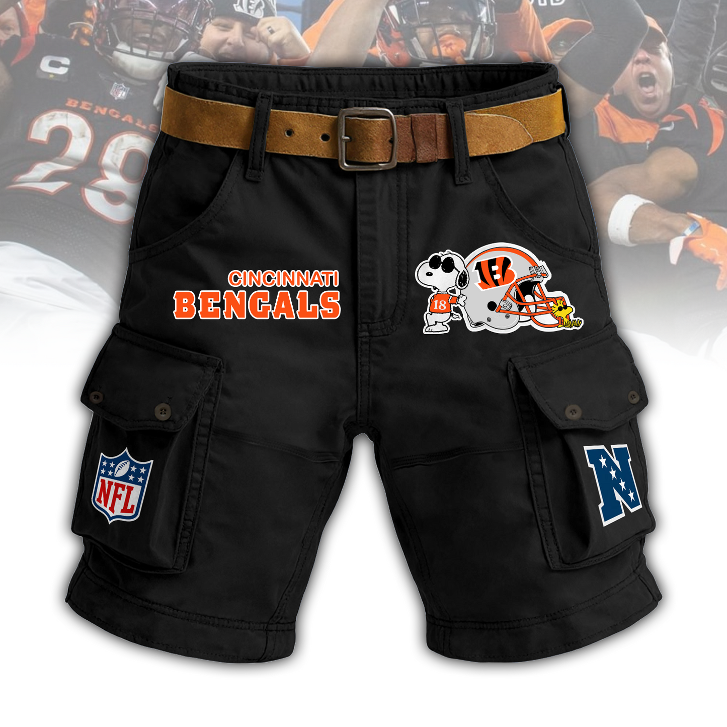 CIN x NFL Man Shorts