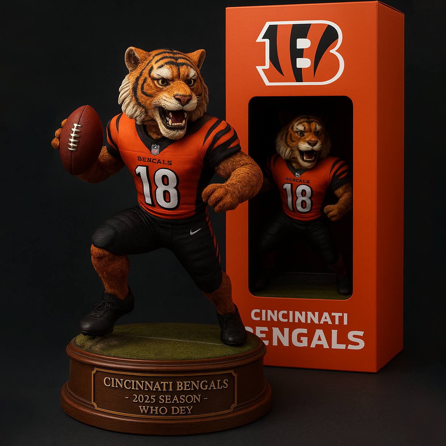 CIN x NFL Premium Acrylic Plaque DATND TANTD