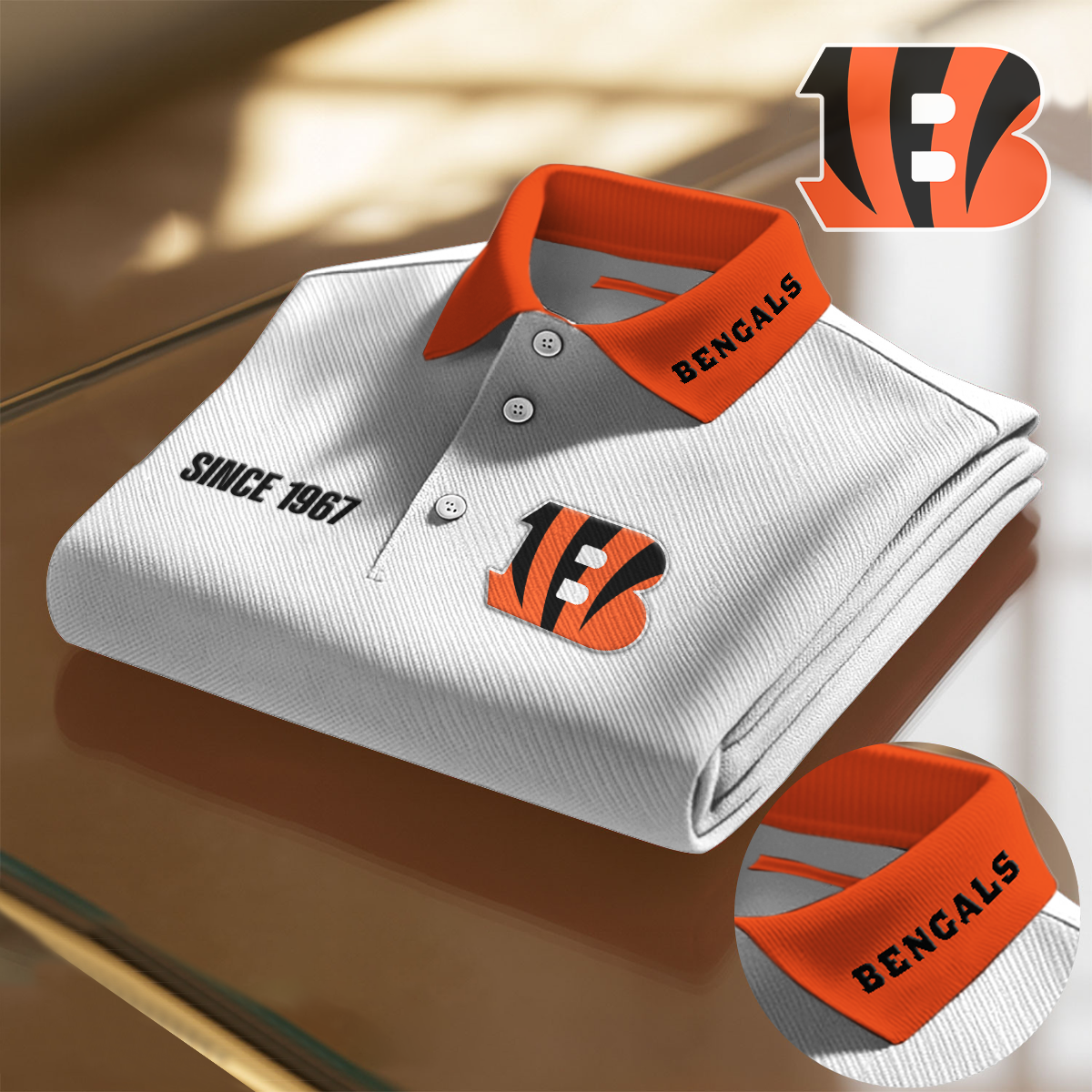 CIN x NFL Premium Polo Shirt DatND DVT