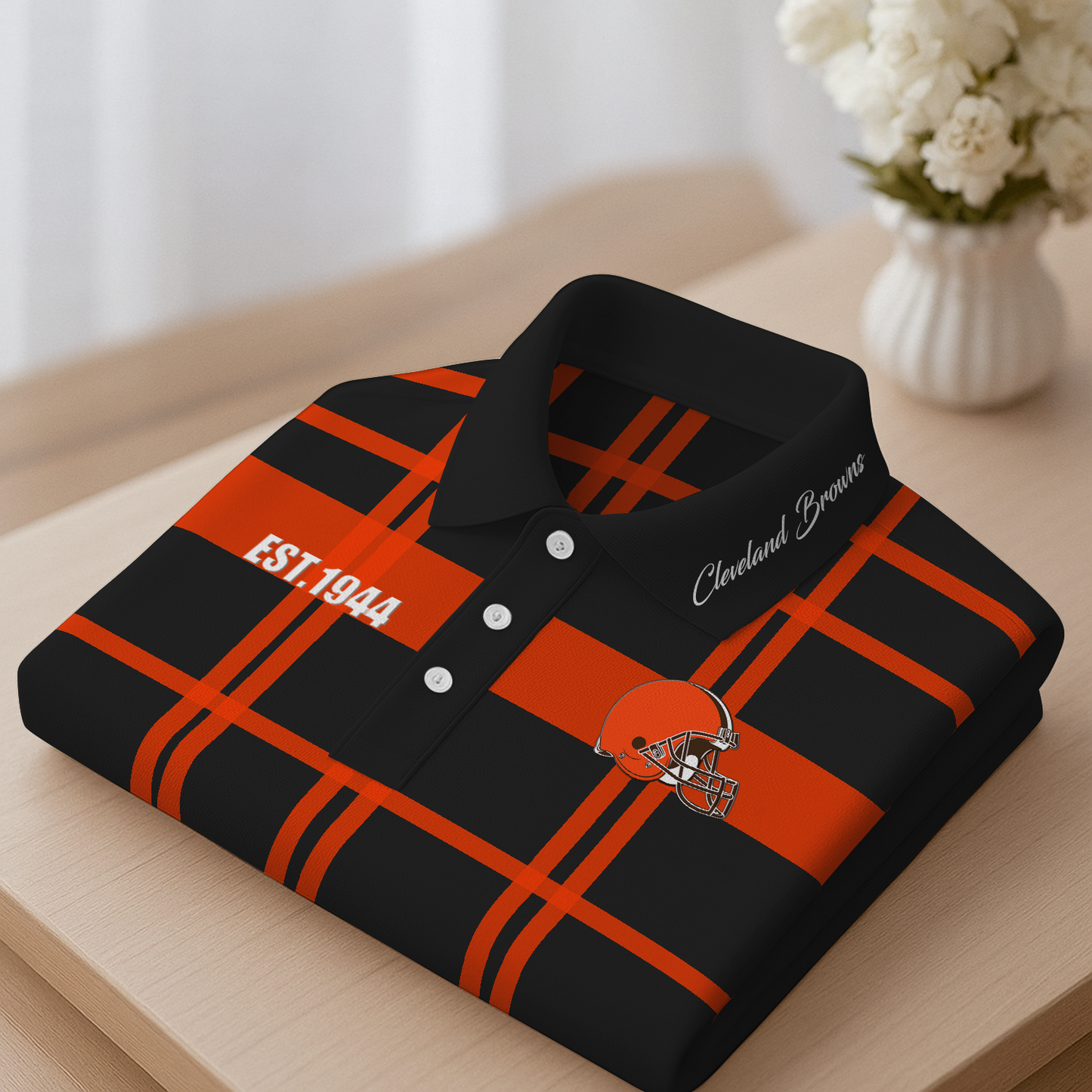 CLE Premium NFL Polo Shirt DatND DVT