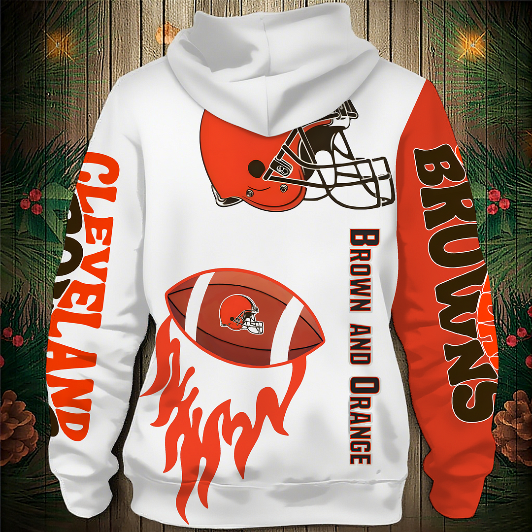 CLE Premium NFL V3 3D Graphic Hoodie DDT NTL