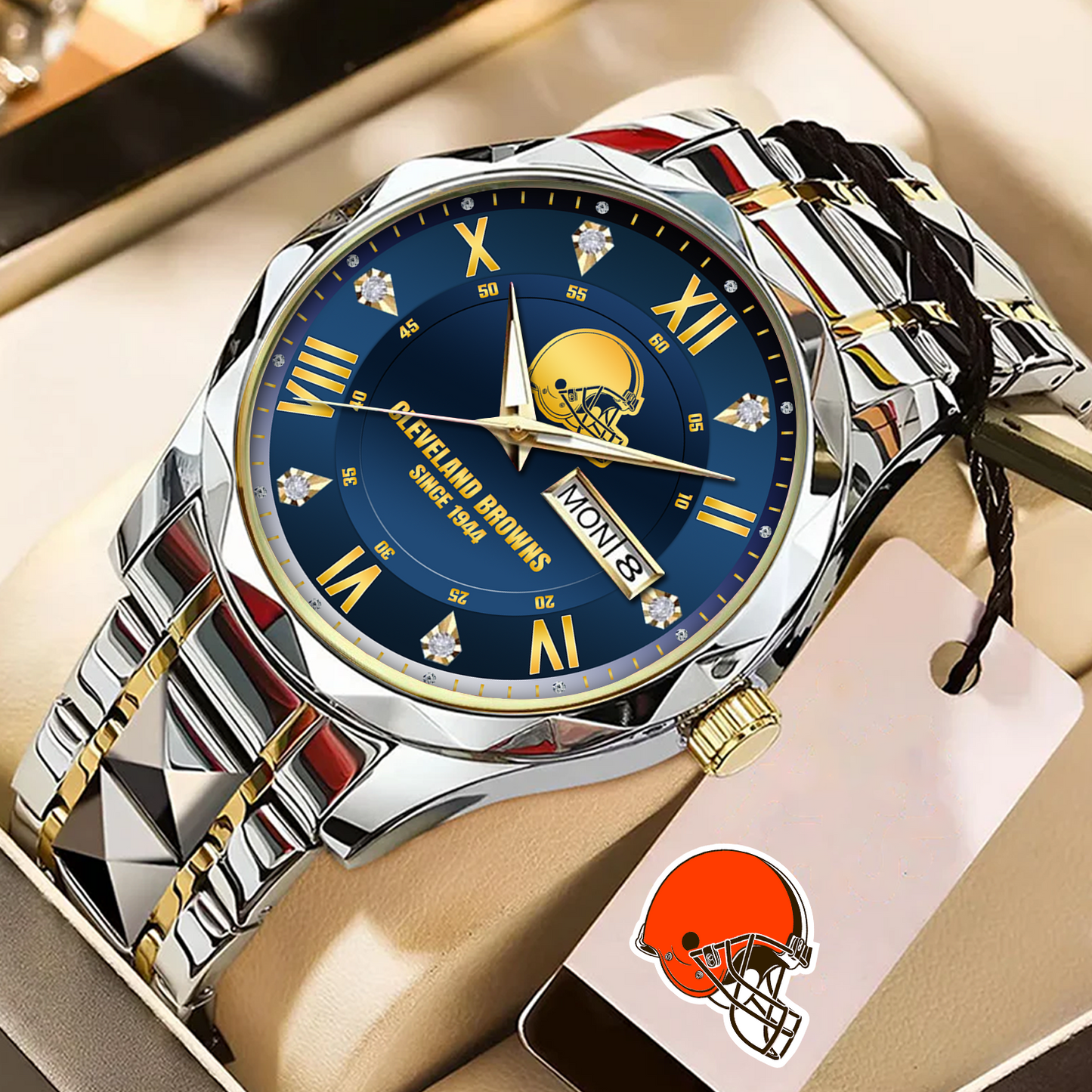 CLE x NFL Alloy Luxury Quartz Watch DATND TANTD