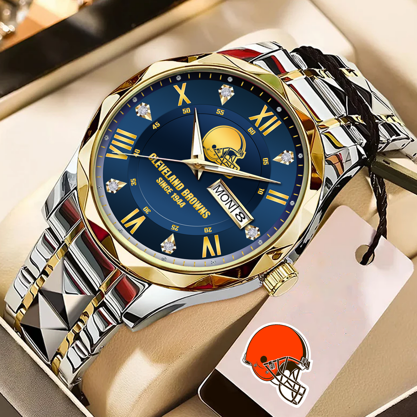 CLE x NFL Alloy Luxury Quartz Watch DATND TANTD