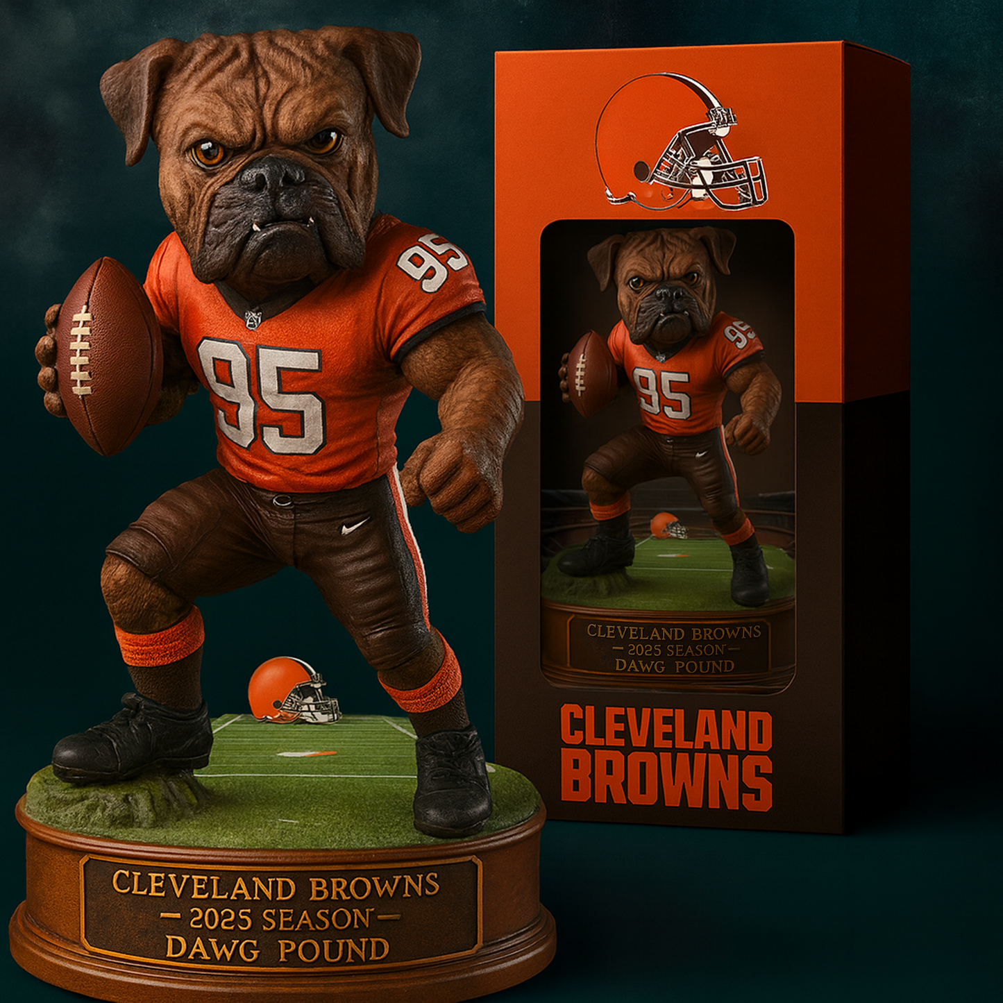 CLE x NFL Premium Acrylic Plaque DATND TANTD