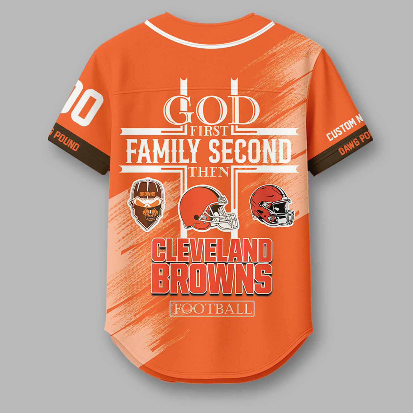 CLE x NFL Premium NFL Baseball Jersey DATND TANTD