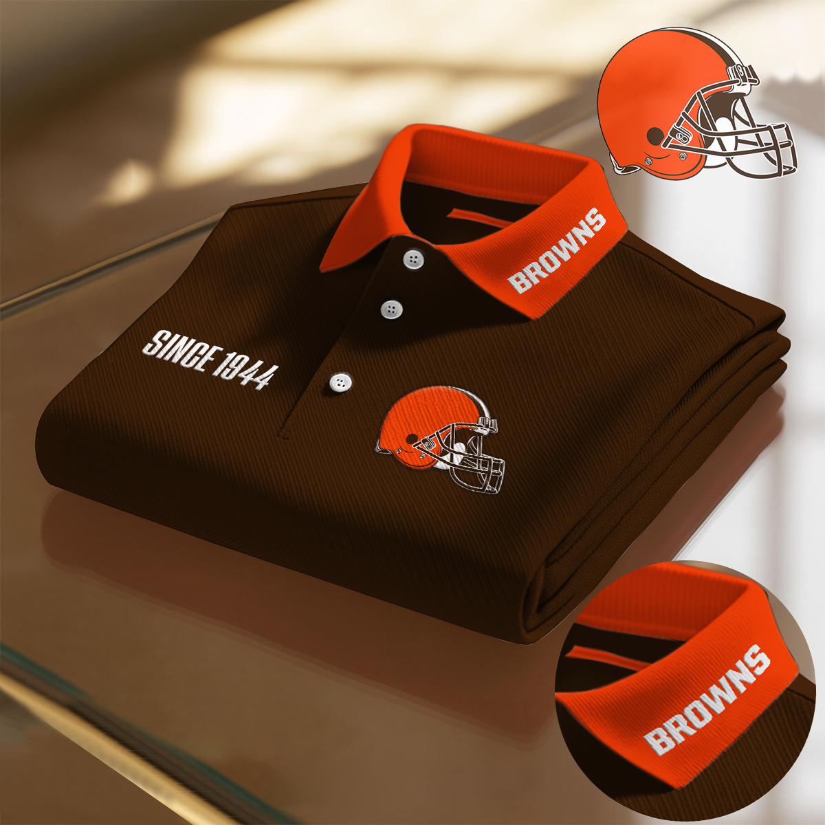 CLE x NFL Premium Polo Shirt DatND DVT