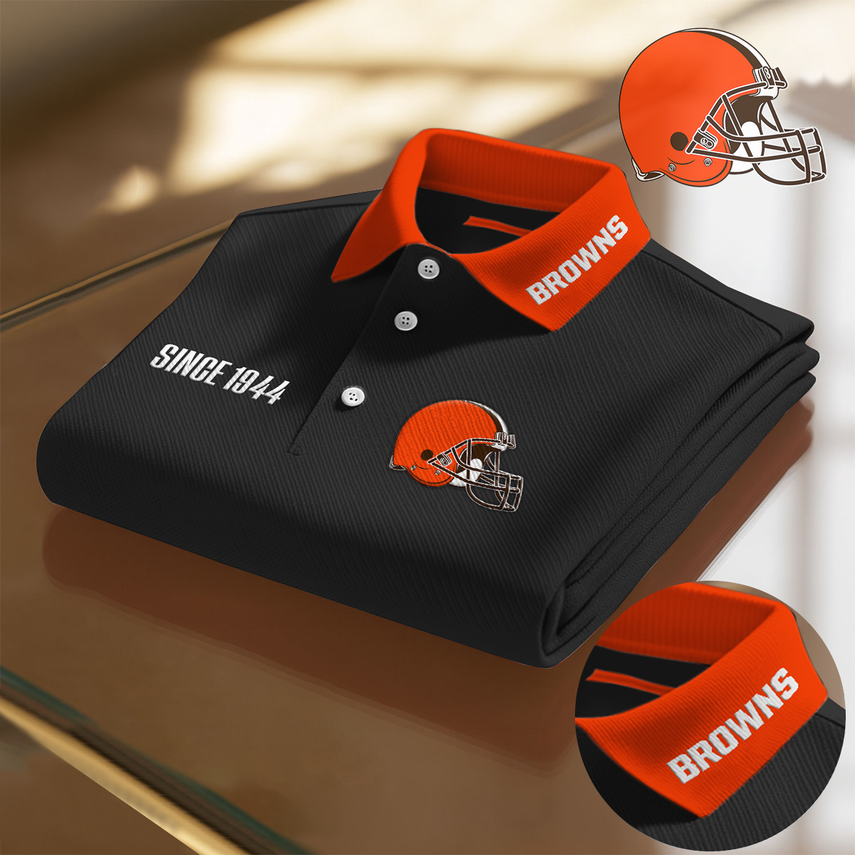CLE x NFL Premium Polo Shirt DatND DVT