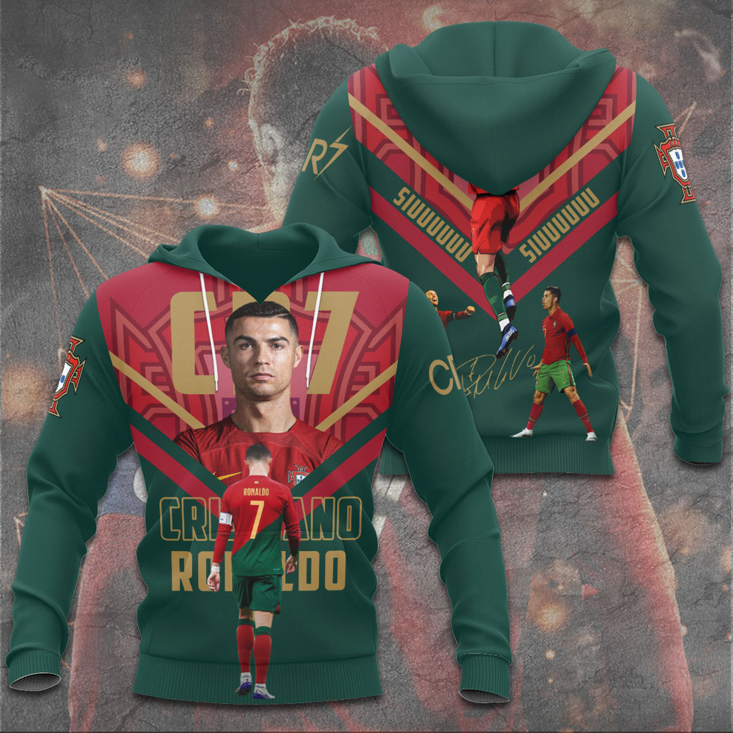 CR7 x Portugal National Football Team 3D Apparel V3 DATND TANTD