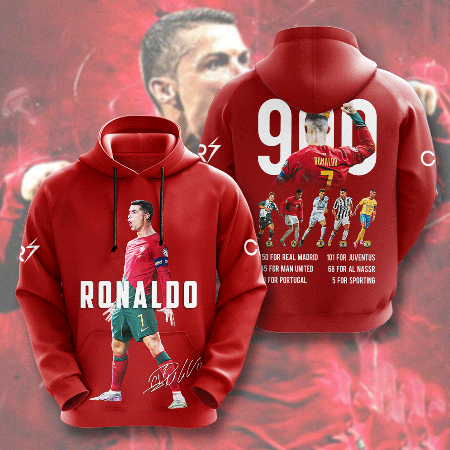 CR7 x Portugal National Football Team 3D Shirt V1 DatND DVT