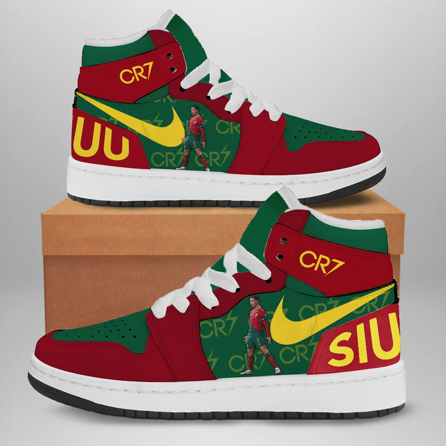 CR7 x Portugal National Football Team AJ 1 Sneaker DATND TANTD