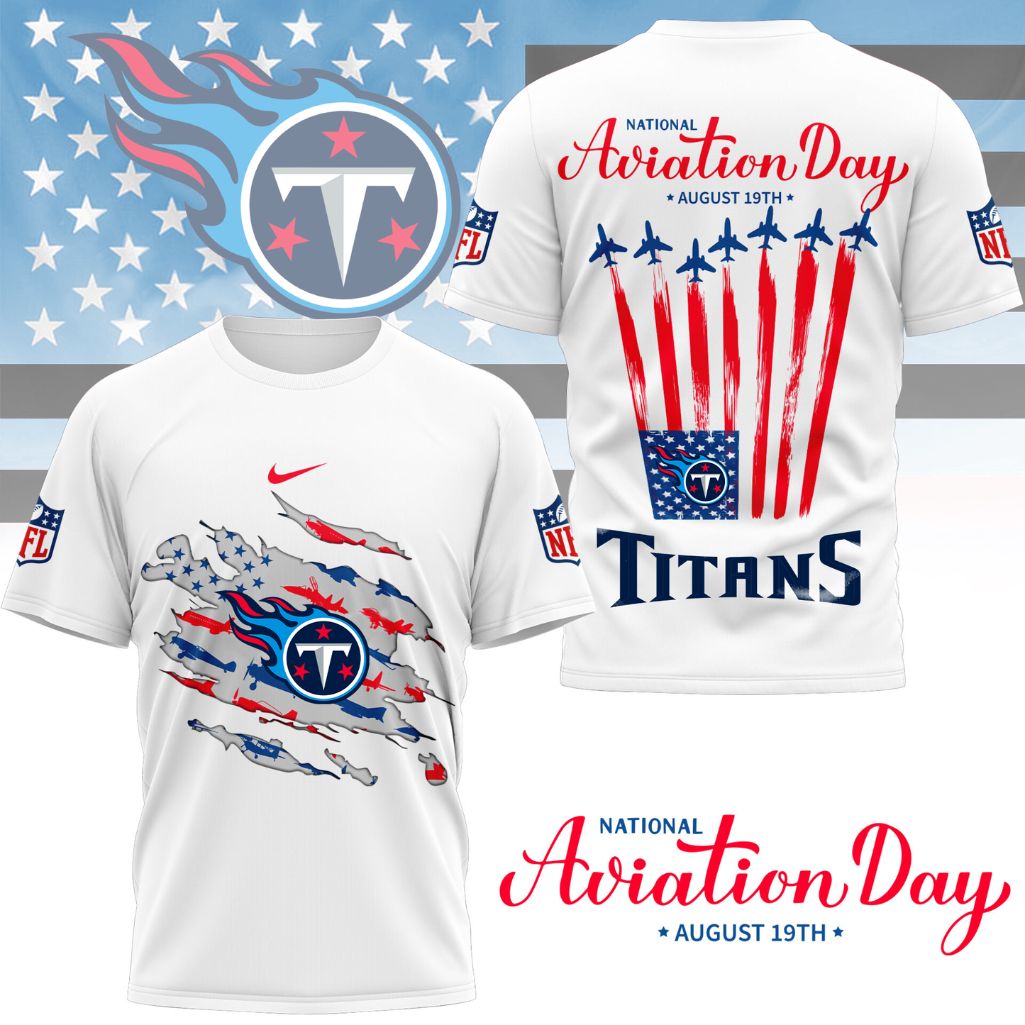 TT Premium National Aviation Day 3D Shirt DDT TTV