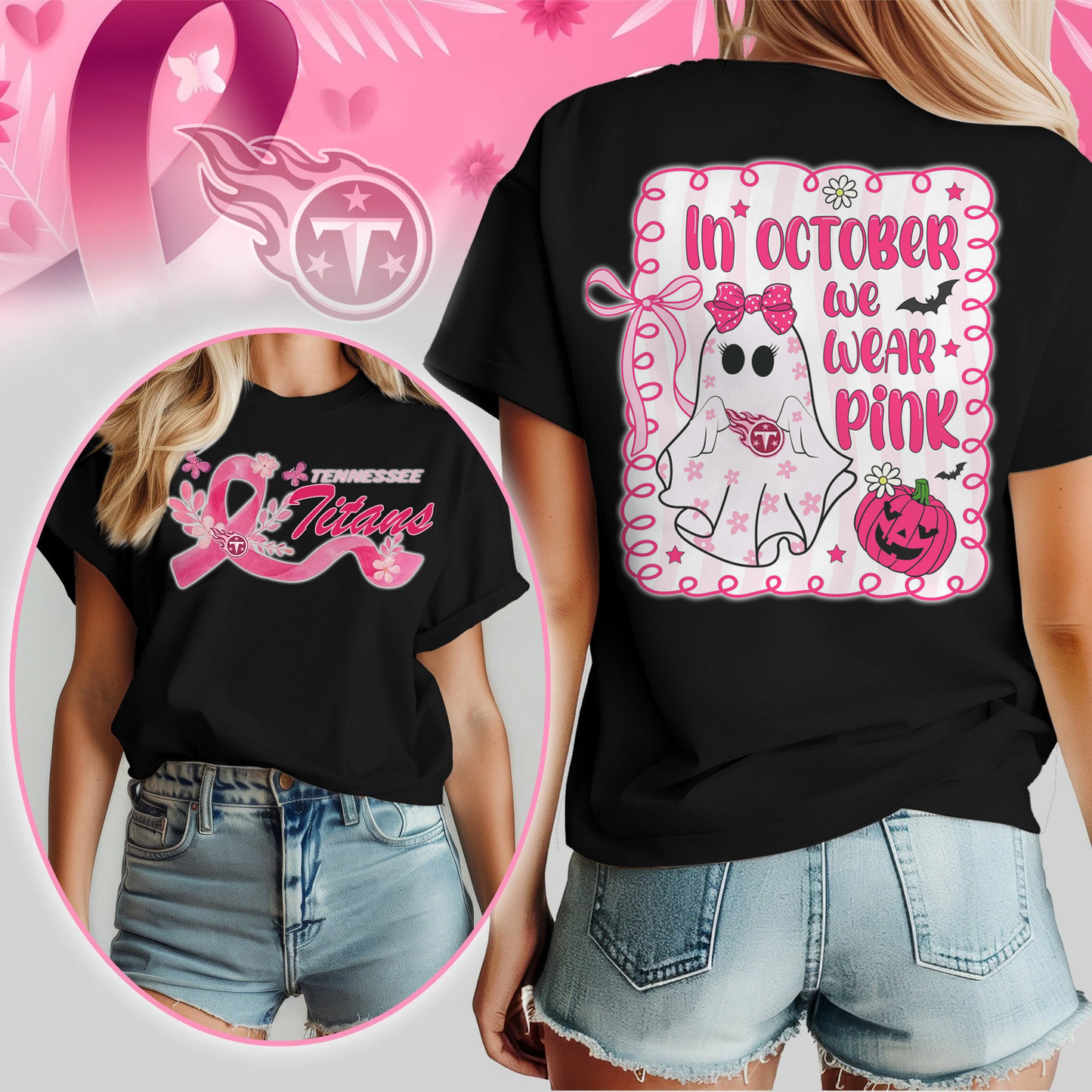 NFL TT - In October We Wear Pink Shirt DDT NTL