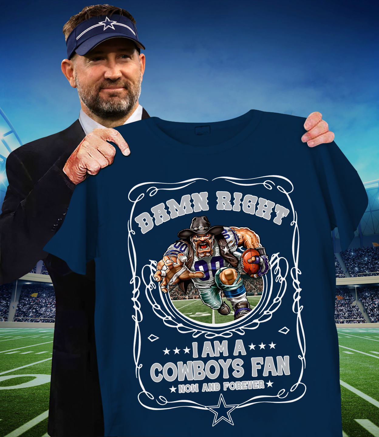 DAL x NFL Mascot 2D T-Shirt DATND TANTD 120825