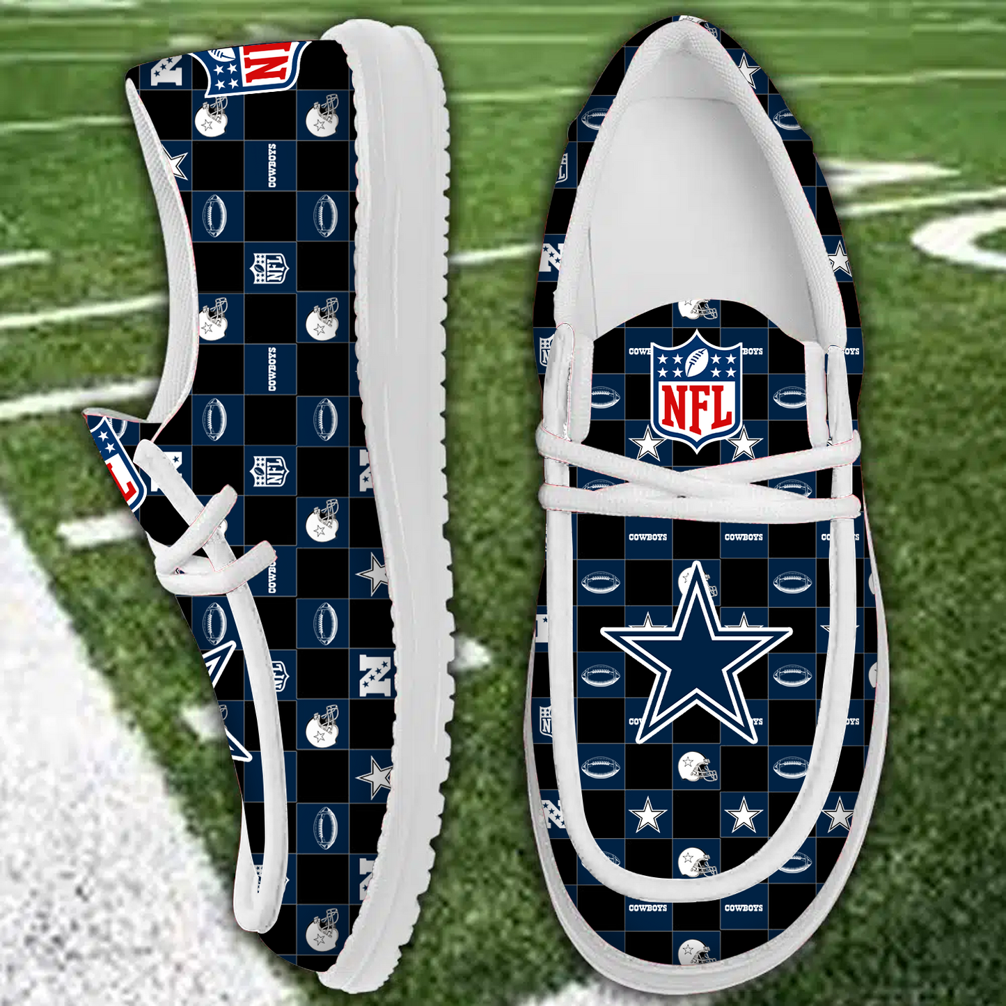 DAL x NFL Personalized Low Top Shoes DATND TANTD