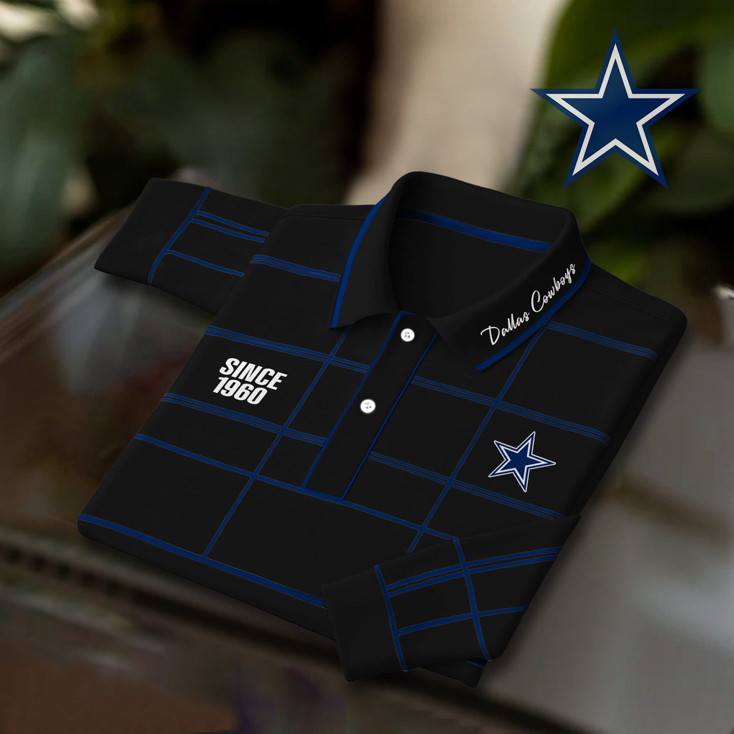 DAL x NFL Polo Shirt Long Sleeve DatND DVT