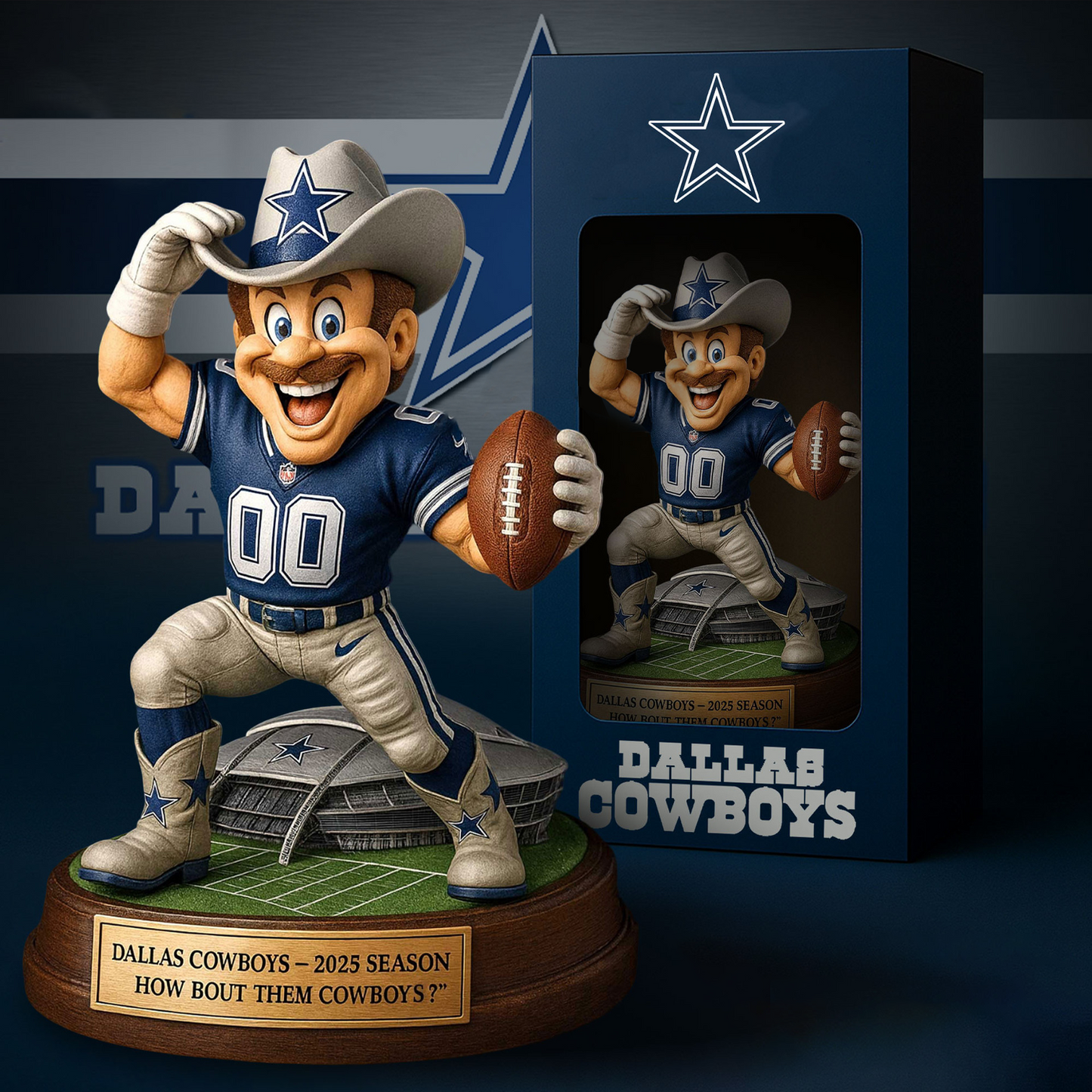 DAL x NFL Premium Acrylic Plaque DATND TANTD