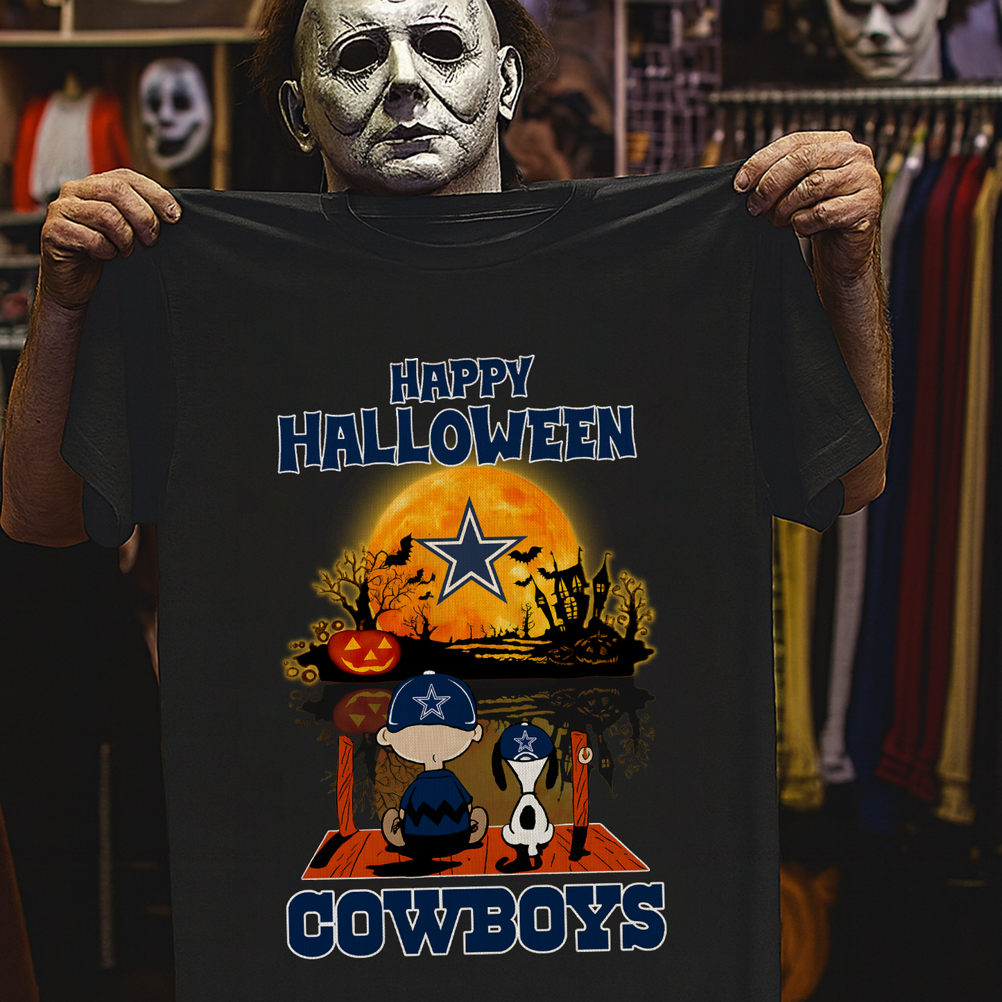 DAL X The Peanuts Snoopy And Charlie Brown Happy Halloween 2D Shirt DatND ThuongNH