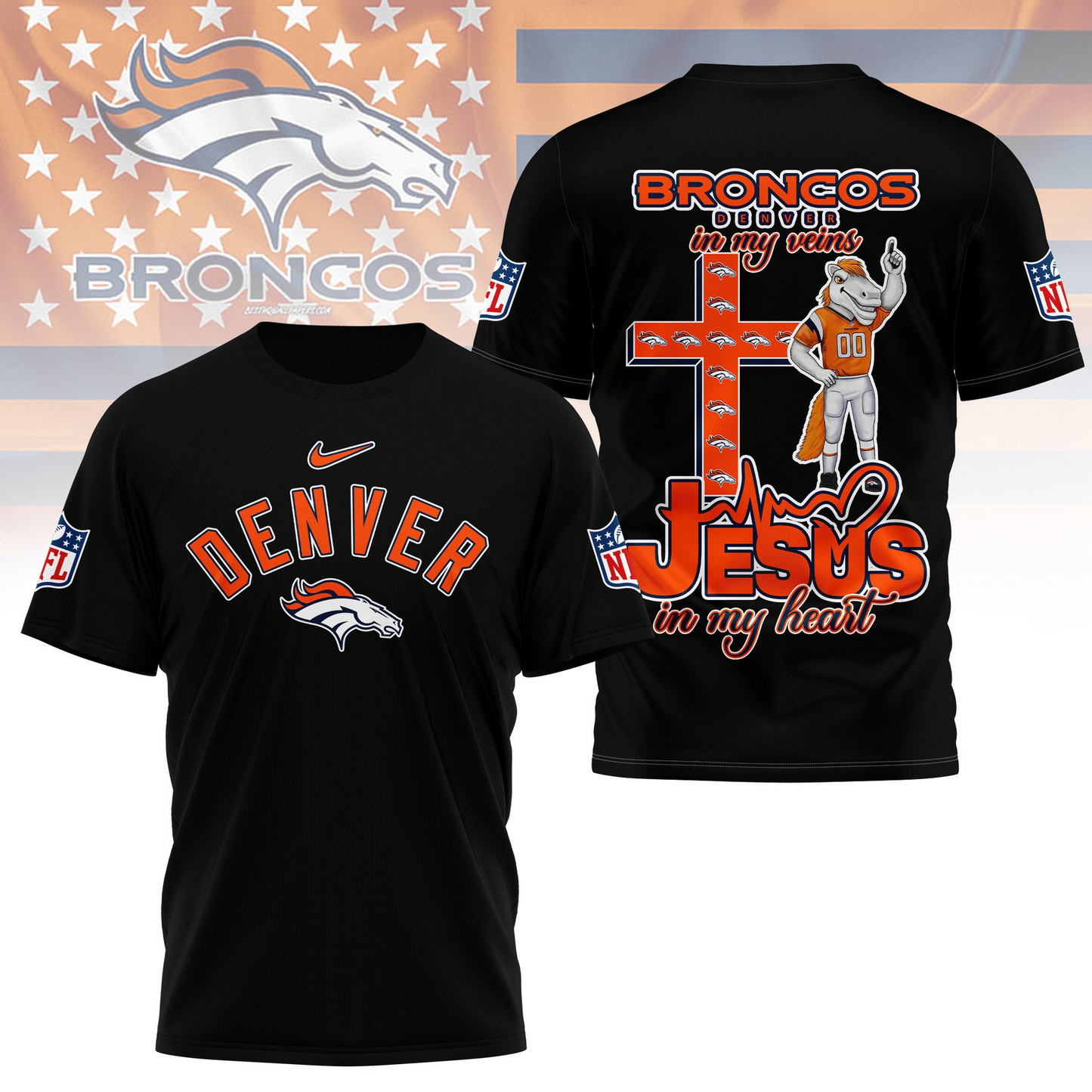 DB Premium Faith & Football 3D Shirt DDT TTV