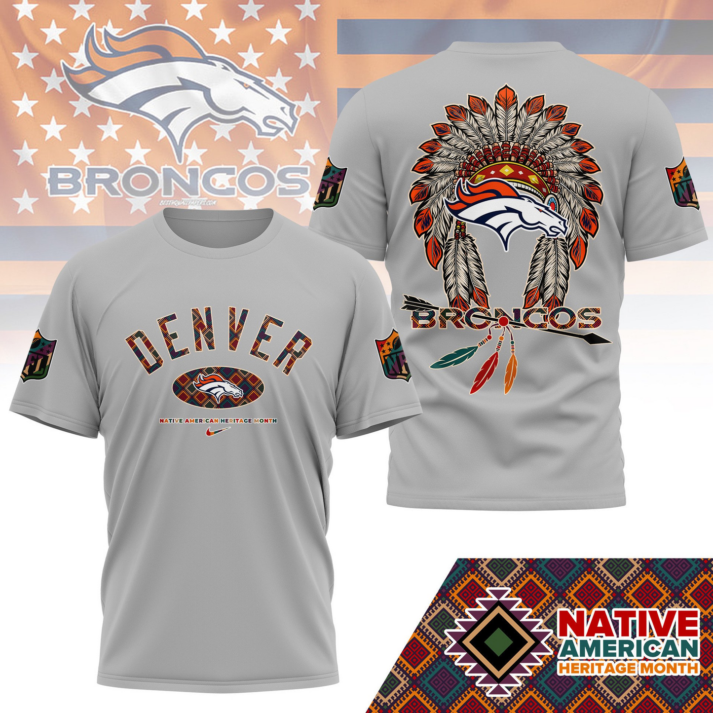 DB Premium Native American Heritage Month 3D Shirt DDT TTV