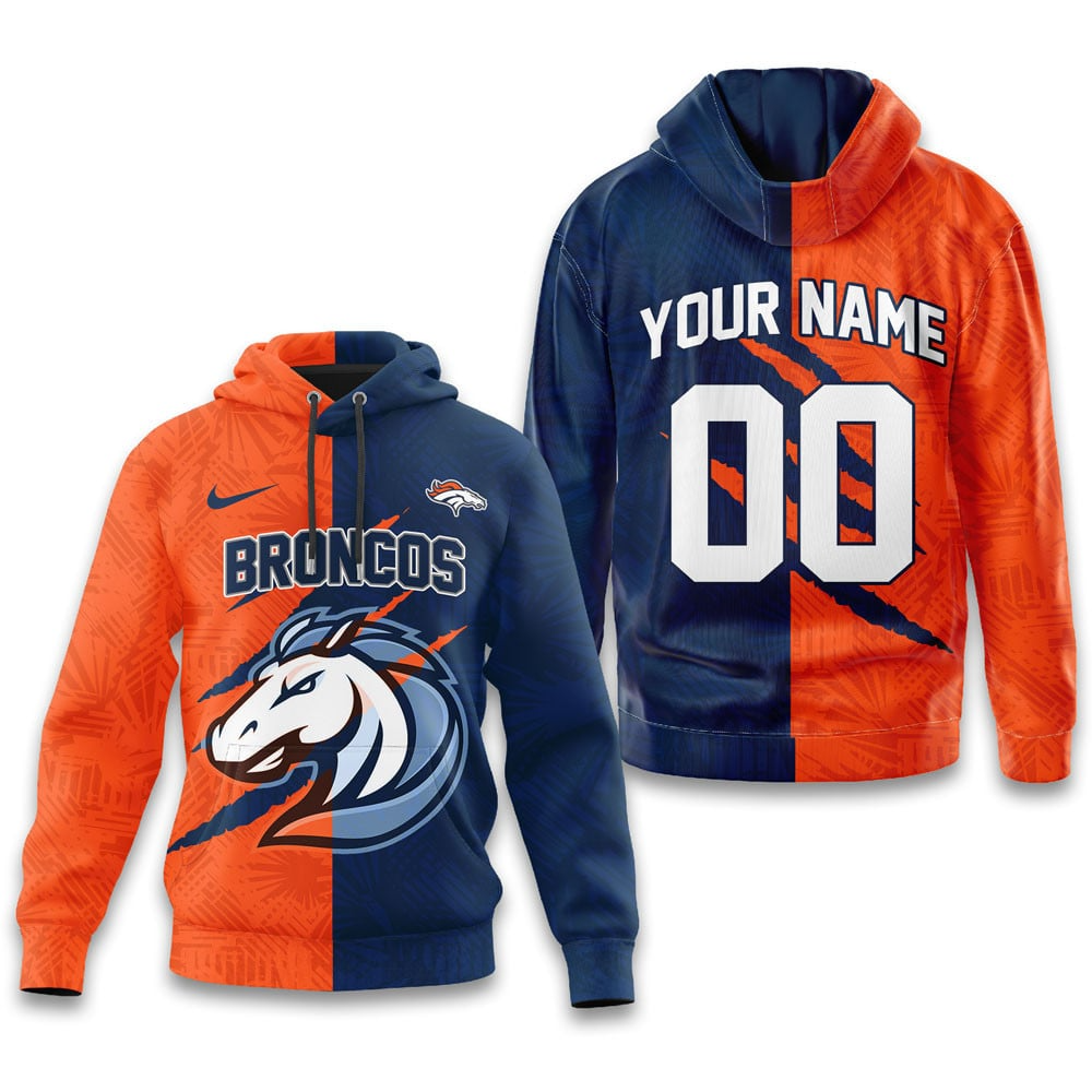 DB Premium NFL Split Color Hoodie DDT HLPHUONG