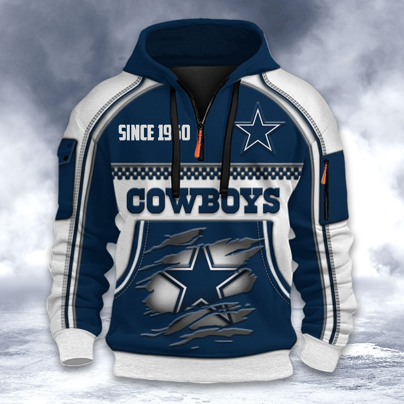 DC Premium NFL Multicolor V2 Zip Hoodie DDT CTND