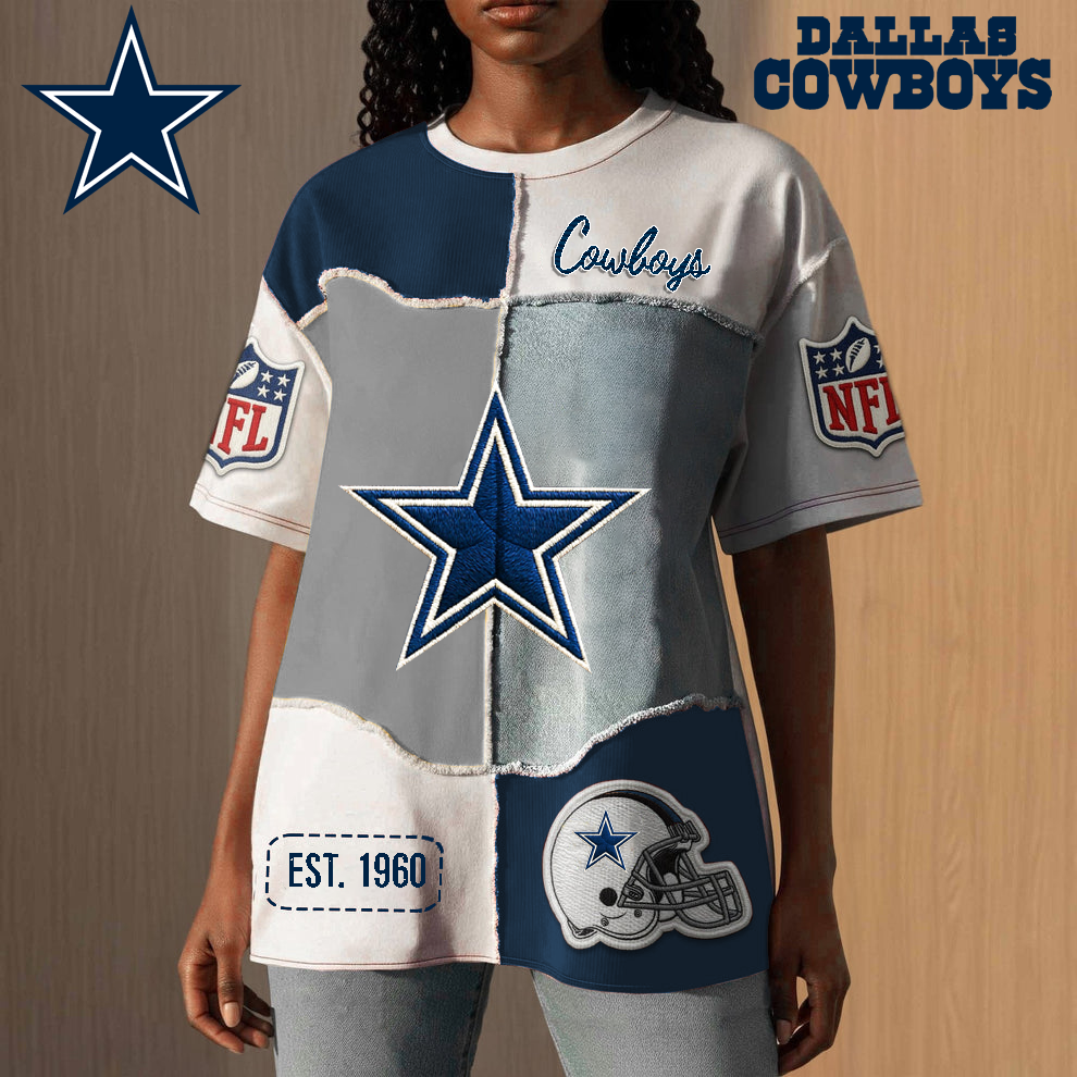 DC Premium NFL Patchwork Vintage T-Shirt DDT CTND