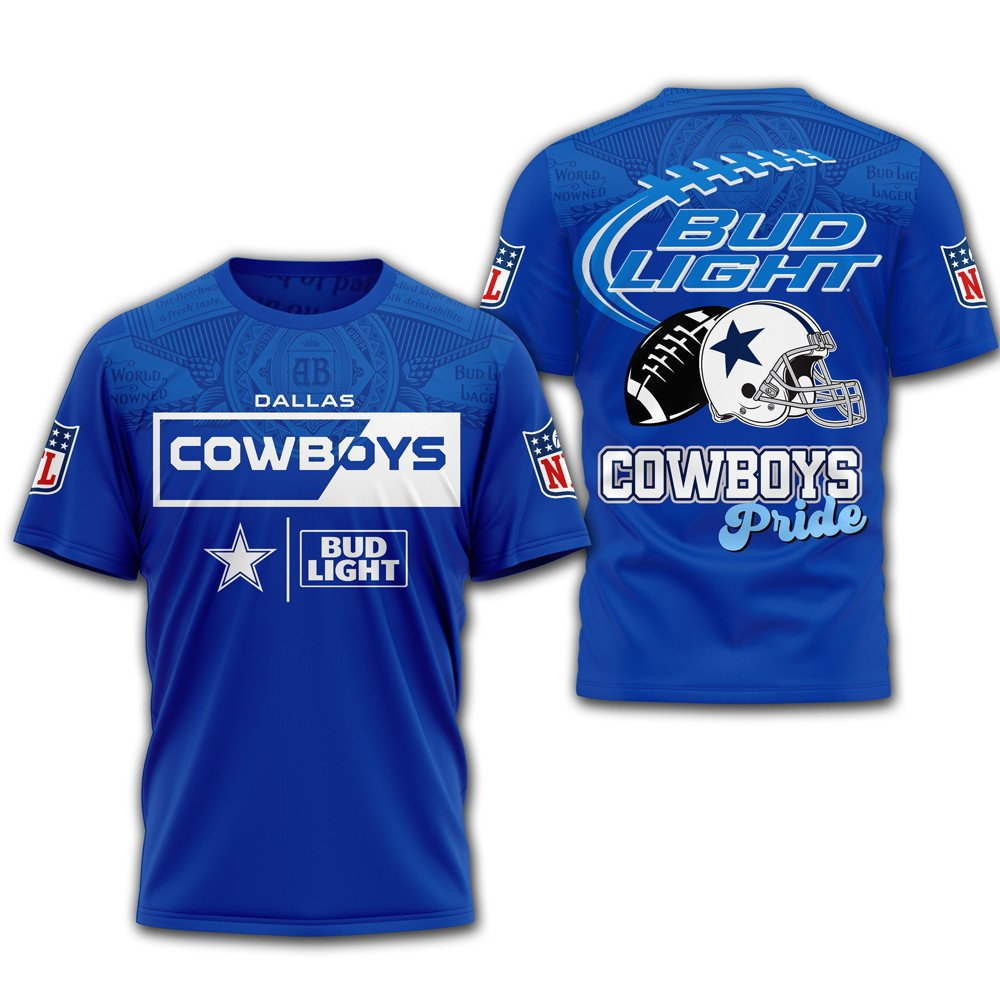 DC Premium NFL x Bud Light 3D T-shirt DDT CTND