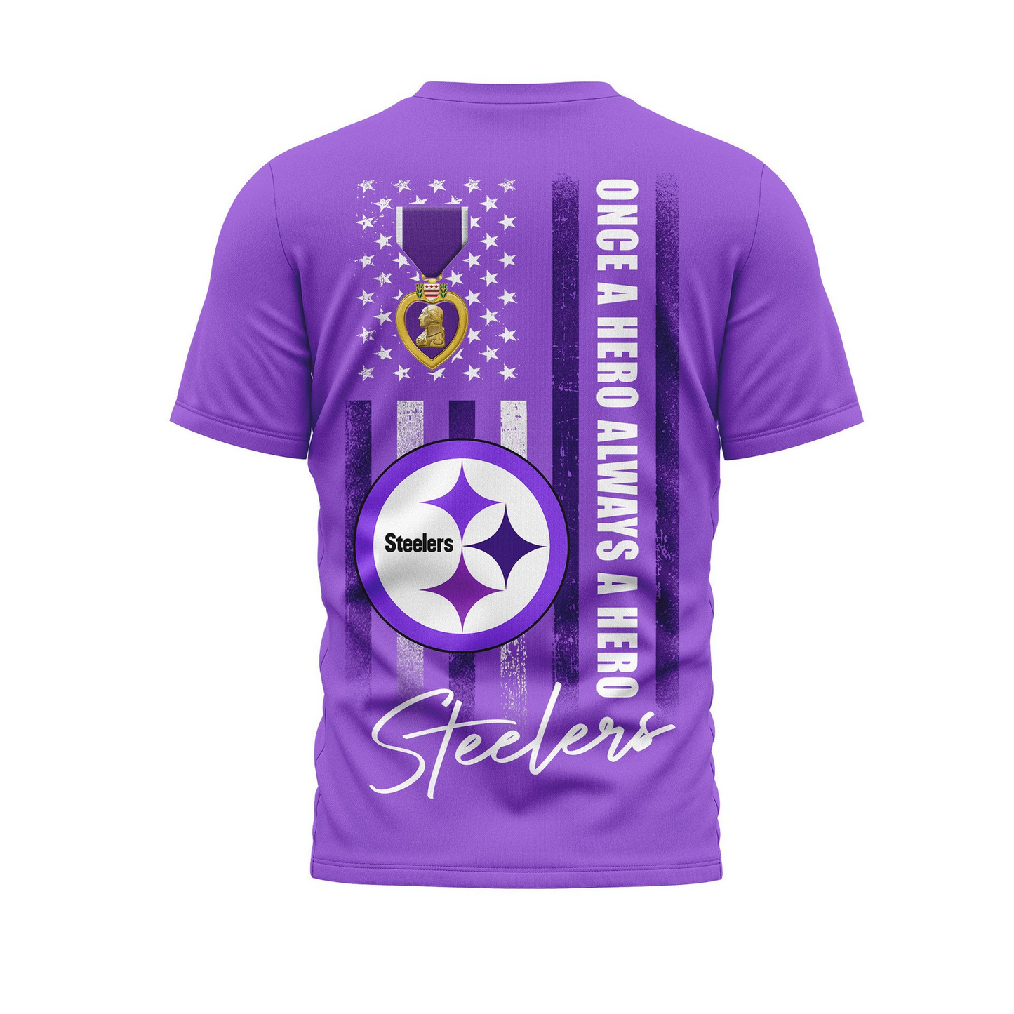 PS Premium National Purple Hear Day 3D Shirt DDT TTV