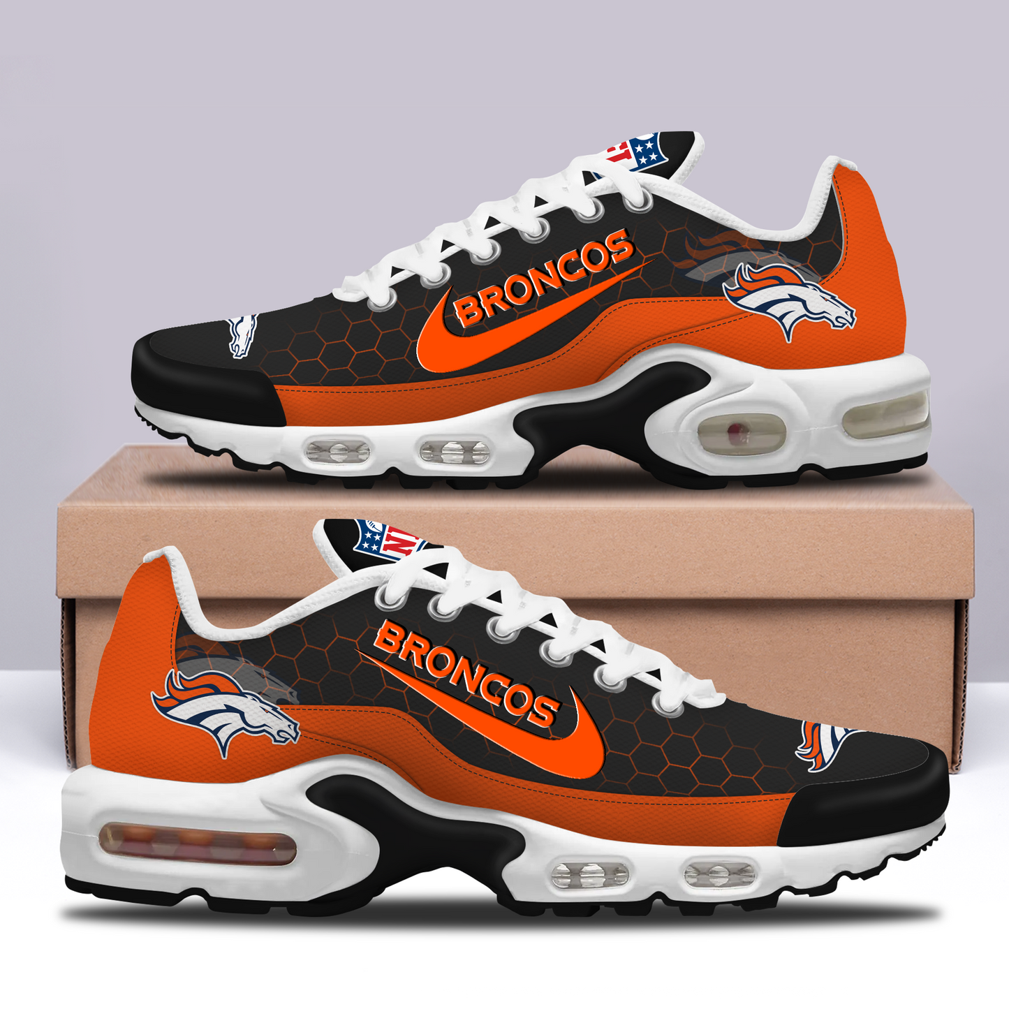 DEN x NFL Personalized Air Cushion Sports Shoes DatND DVT