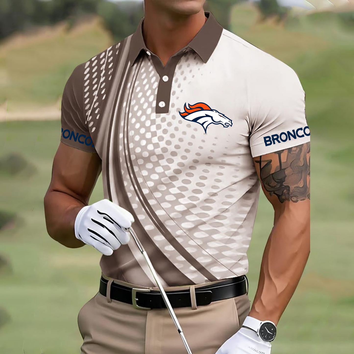 DEN x NFL Polo Shirt DATND TANTD